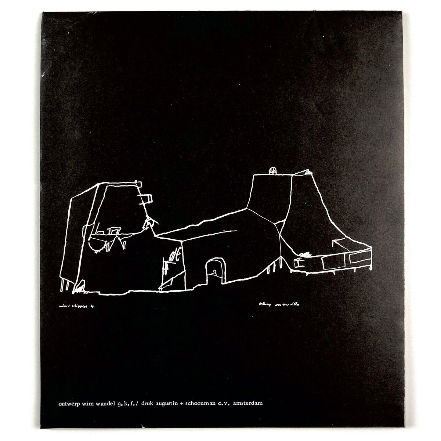 Adynamische Werken, Wim T Schippers | Museum Fodor Amsterdam – fold-out sheet, 1962