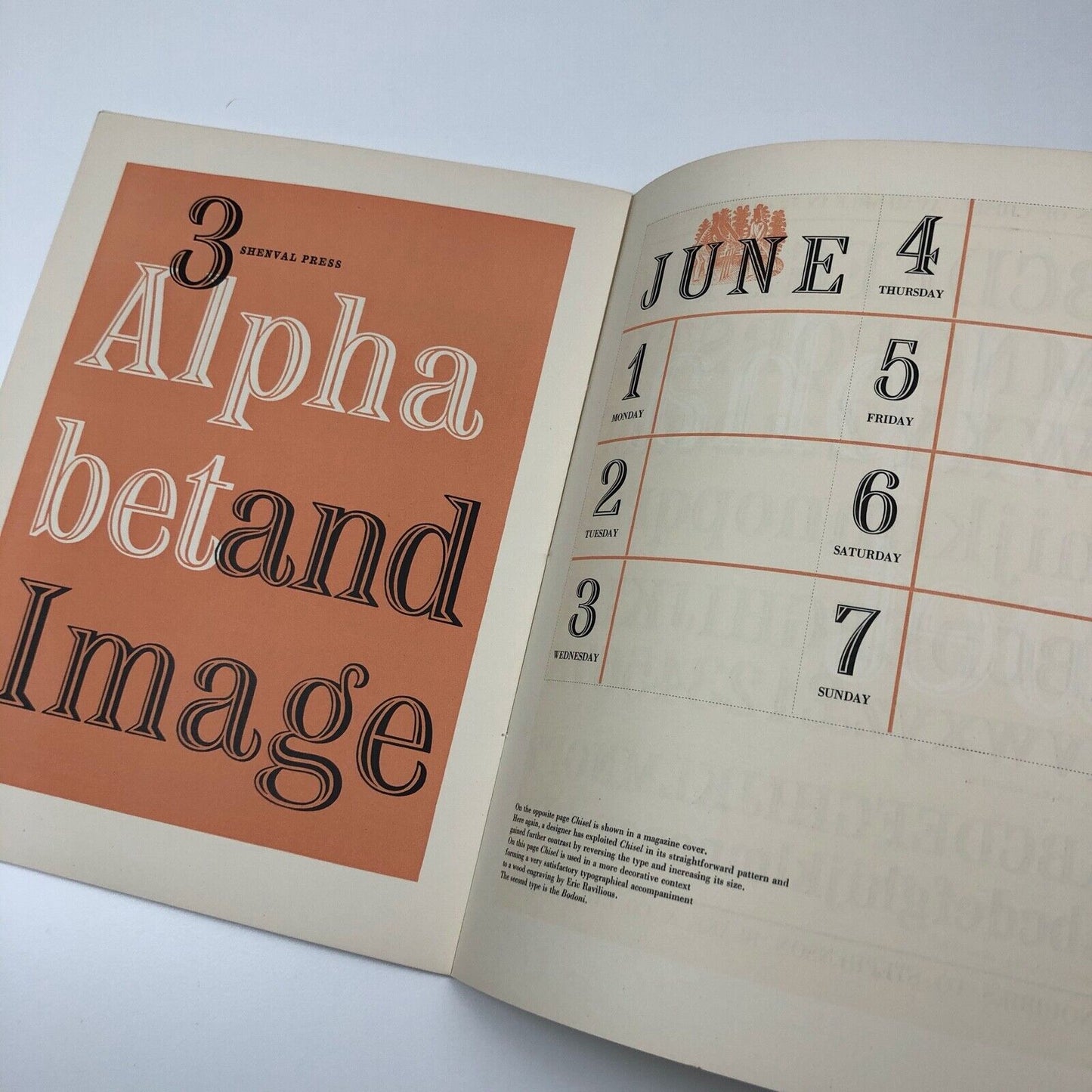 Chisel: a decorative type from Stephenson Blake | Type specimen booklet, undated
