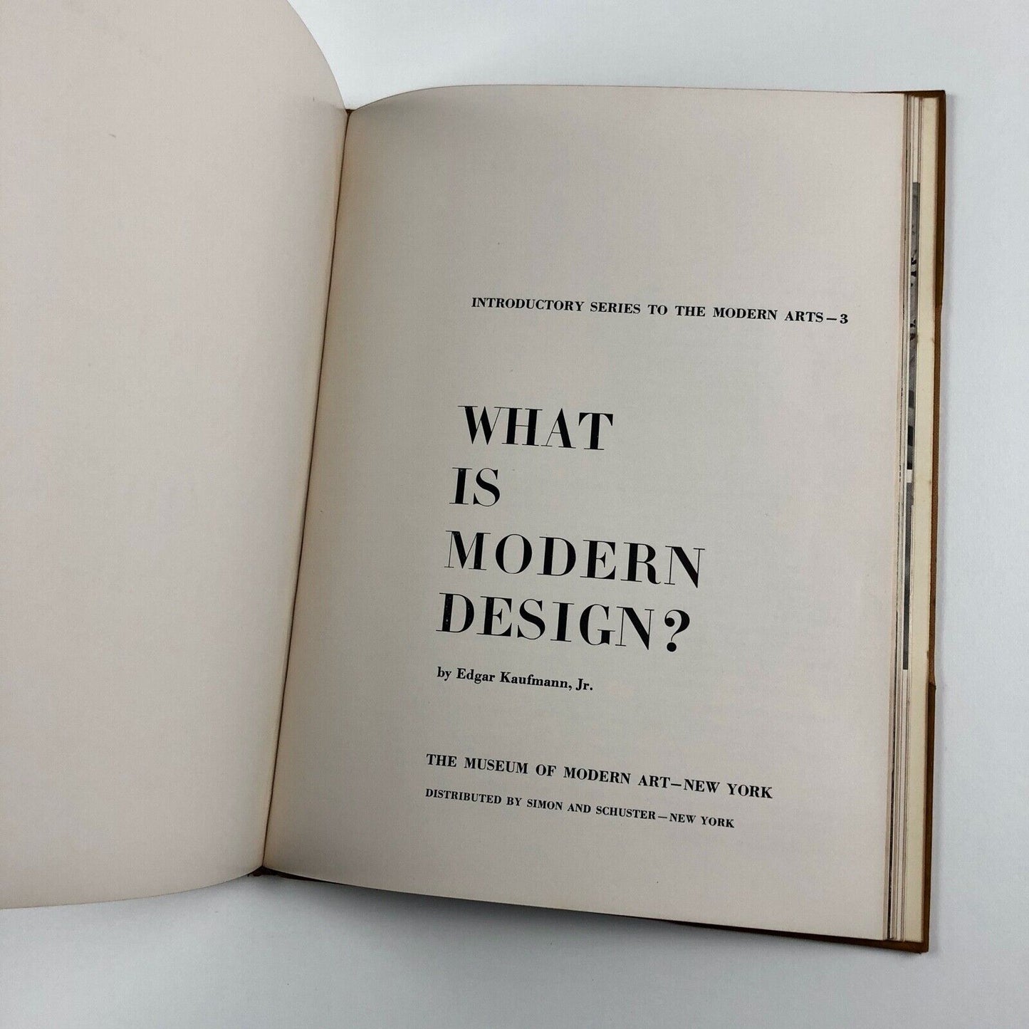 Prize Designs for modern furniture & What Is Modern Design? by Edgar Kaufmann MOMA 1950 Bookplate for W. & P.J. Kupfer