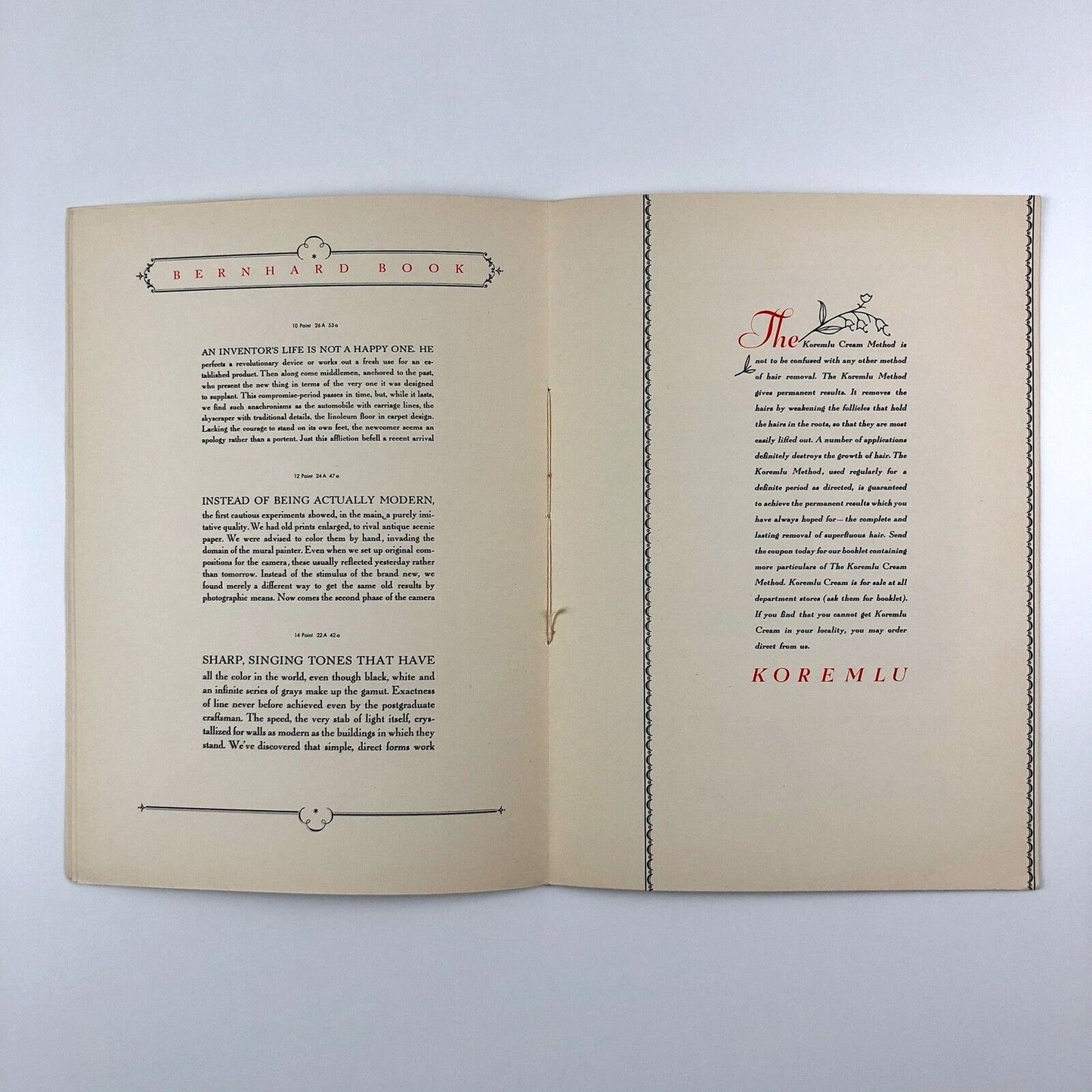 Two important additions to the Bernhard Family | Bauer Type Foundry type specimen booklet