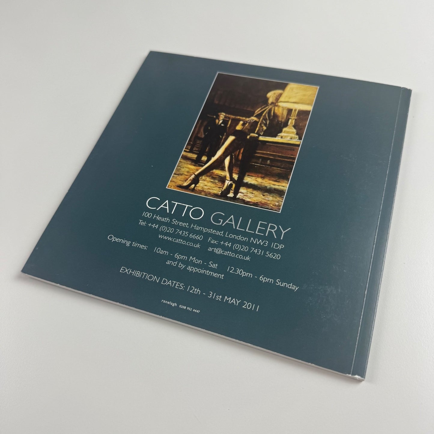 'Travelling Light’ Clive McCartney | Catto Gallery, 2011 + private view invitation