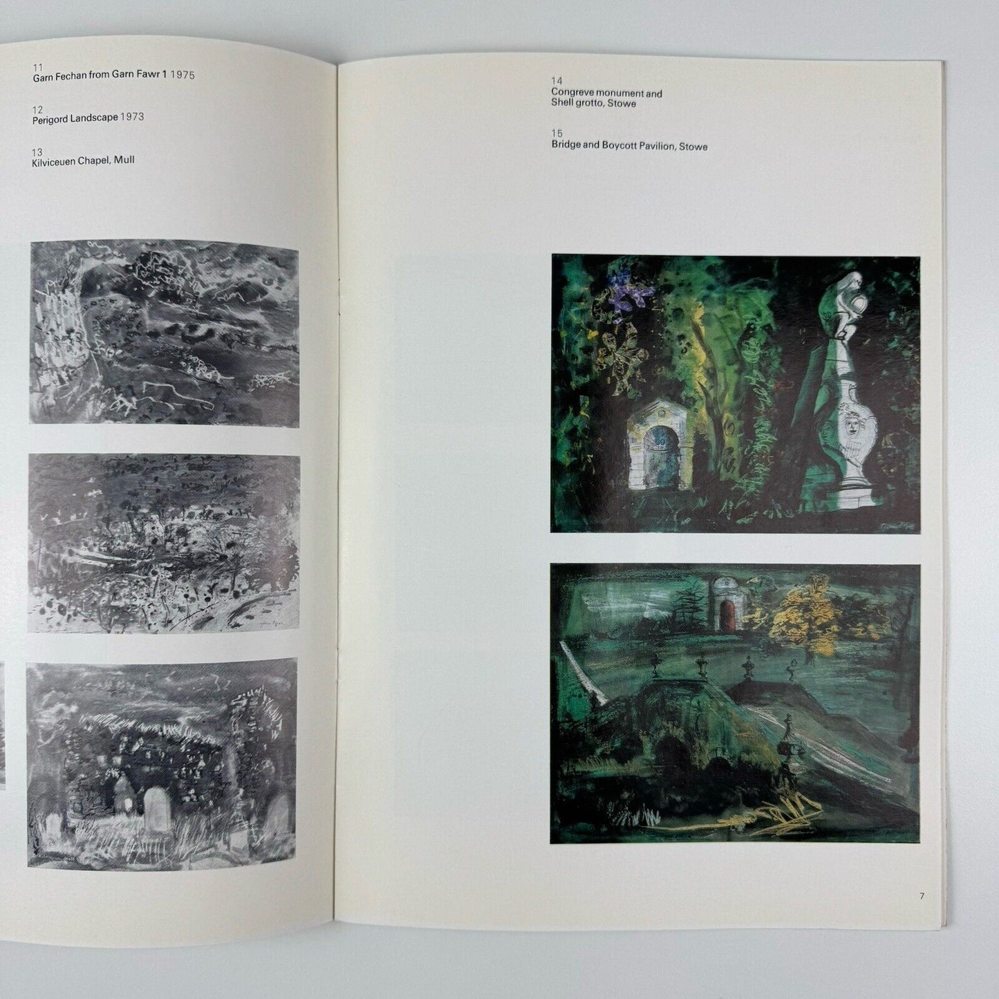 John Piper | Marlborough Fine Art September and October 1975 | Gordon House design