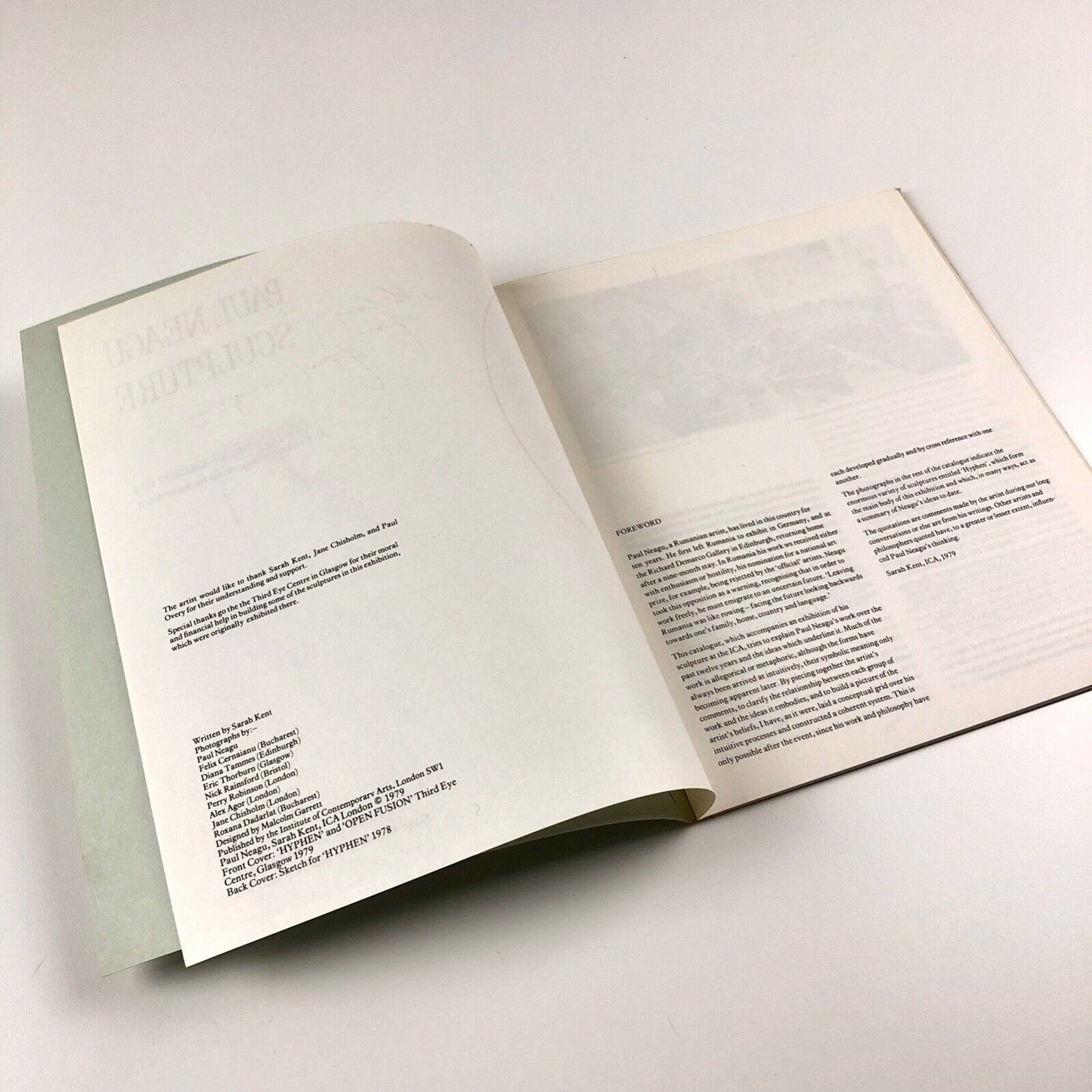 Paul Neagu Sculpture | ICA Institute of Contemporary Arts catalogue, 1979 | Signed by the artist