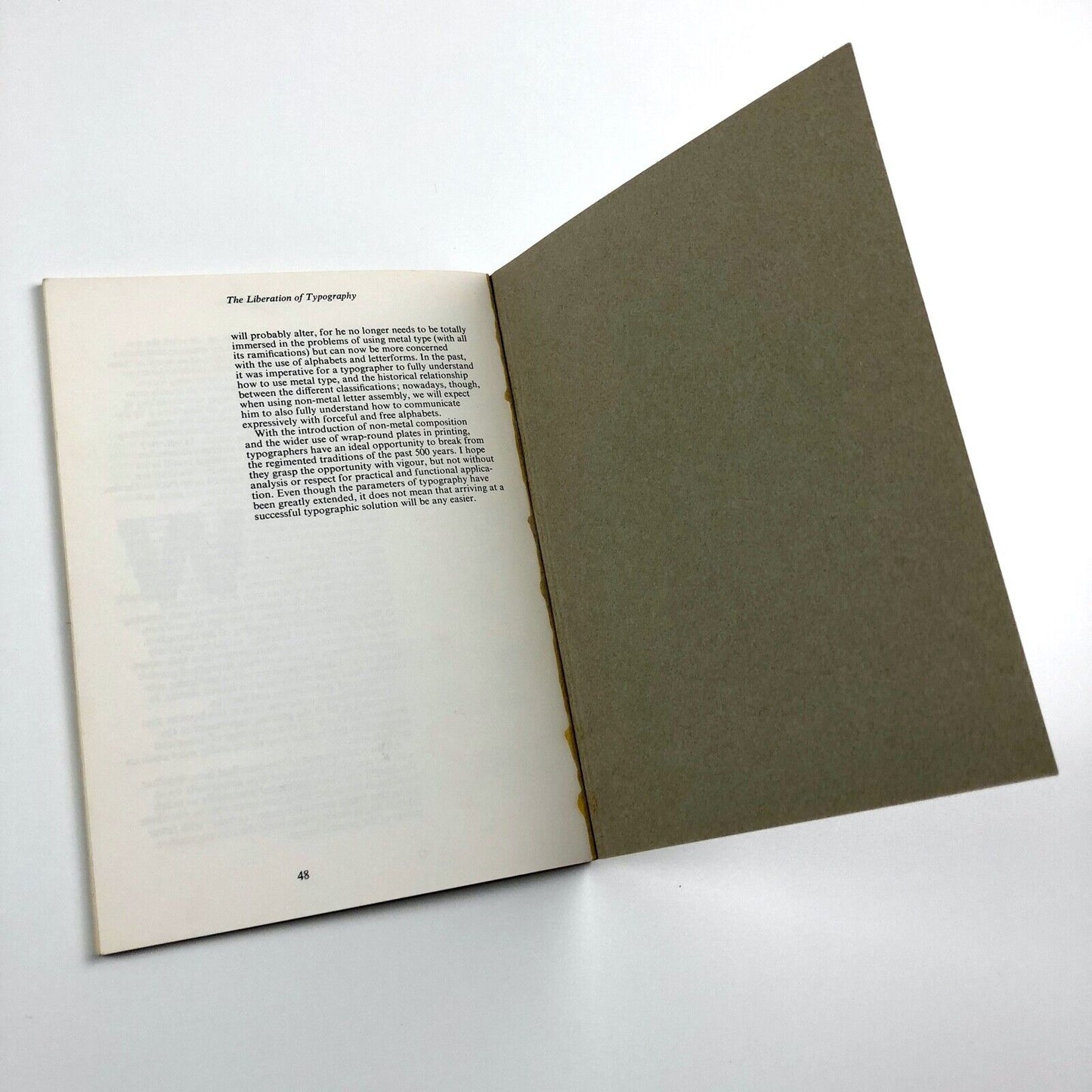 The Liberation of Typography | MRC Matthews | Watford College of Technology 1973
