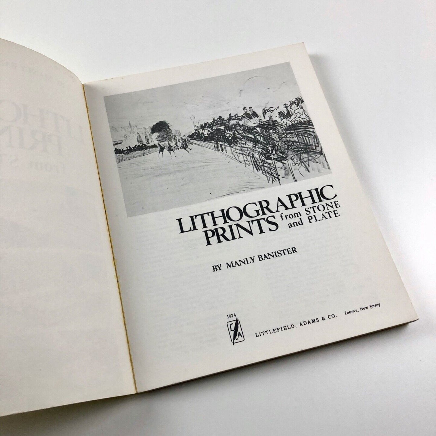 Lithographic Prints from Stone and Plate by Manly Banister | Littlefield, Adams & Co, 1974