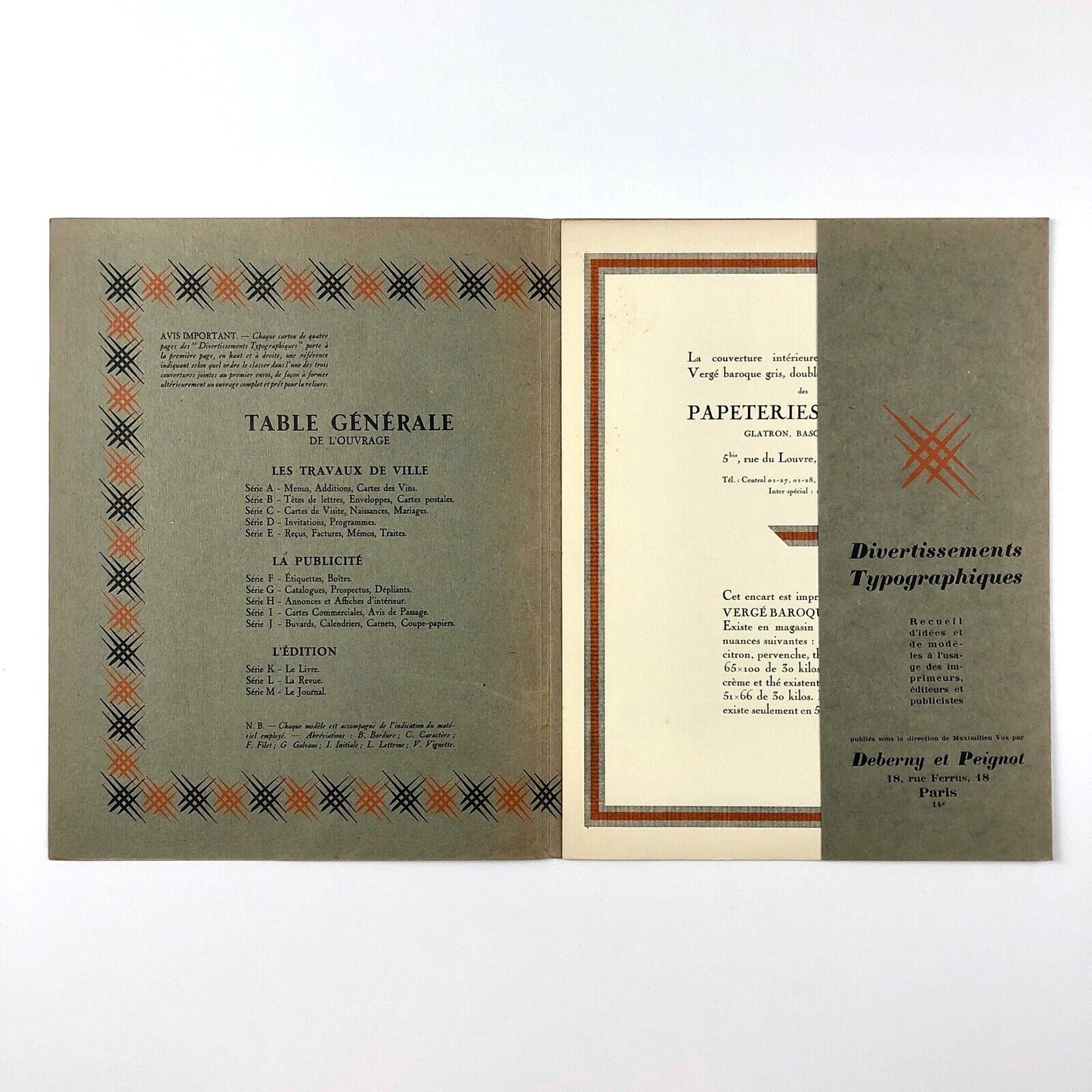 Divertissements Typographiques 2 | Deberny & Peignot / Soldans | Maximilien Vox