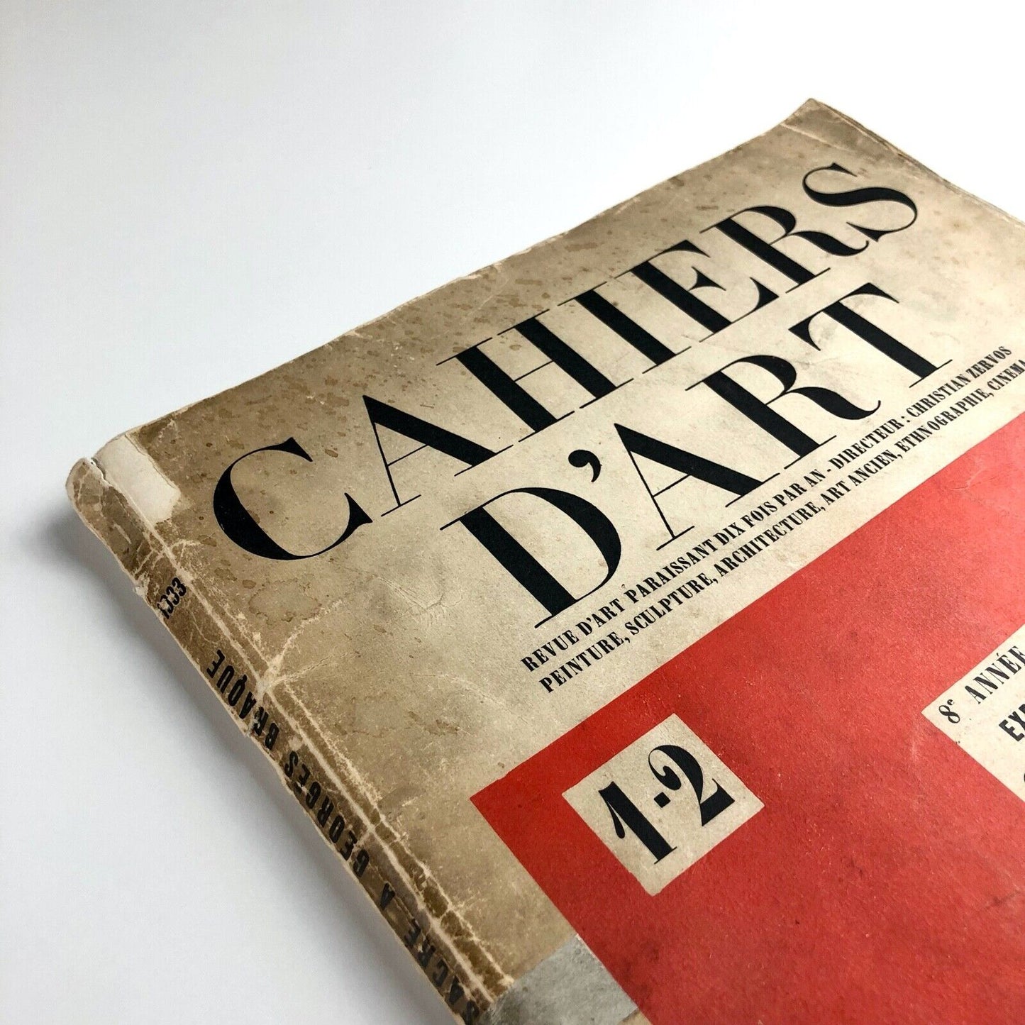 Cahiers D'Art 1-2 | Georges Braques Musée des Beaux-Arts de Bâle, 1933