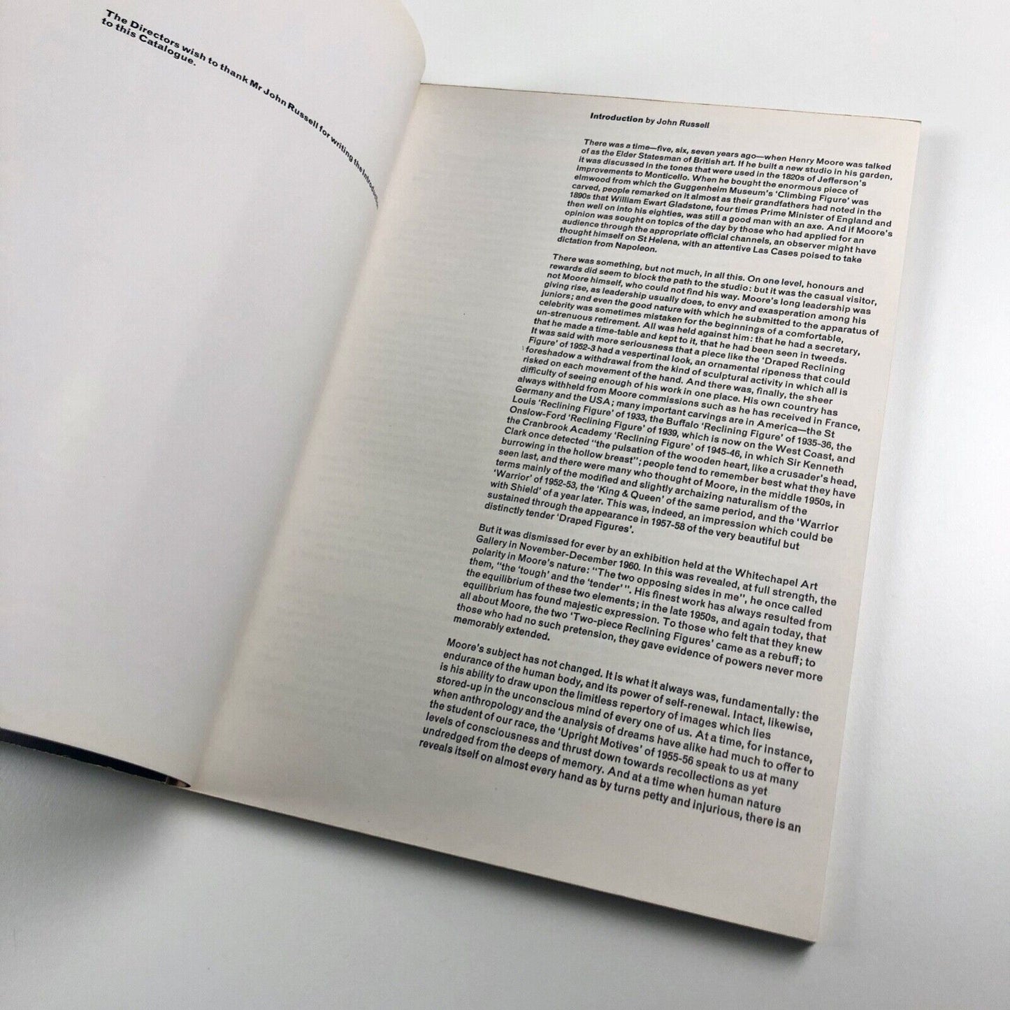 Henry Moore exhibition catalogue | Knoedler Marlborough Fine Art, March-April 1962 | Design by Gordon House