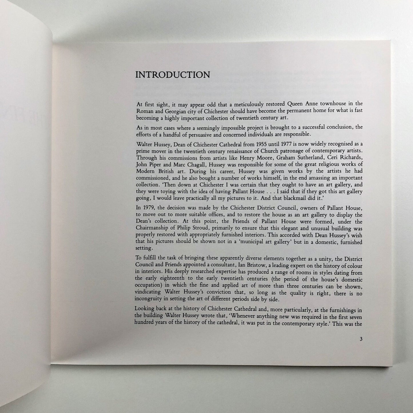 The Fine Art Collections – Pallant House catalogue 1990 | Text by David Coke