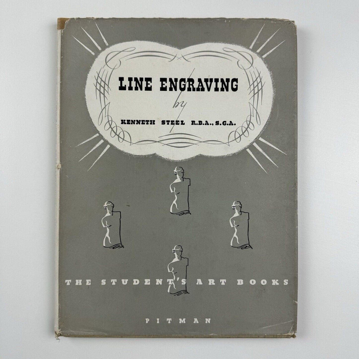 Line Engraving by Kenneth Steel | The Student's Art Book | Sir Isaac Pitman & Co, 1938