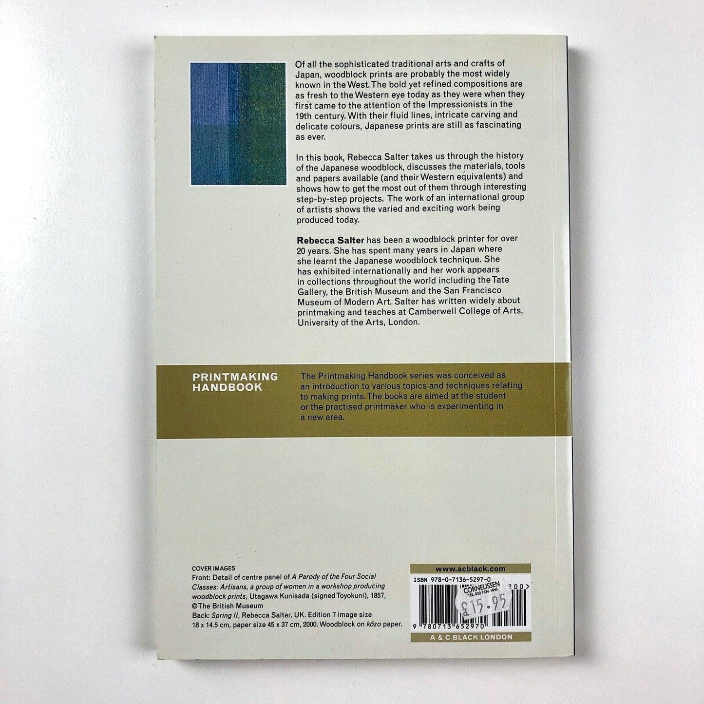 Japanese Woodblock Printing by Rebecca Salter | Printmaking Handbook series 2001