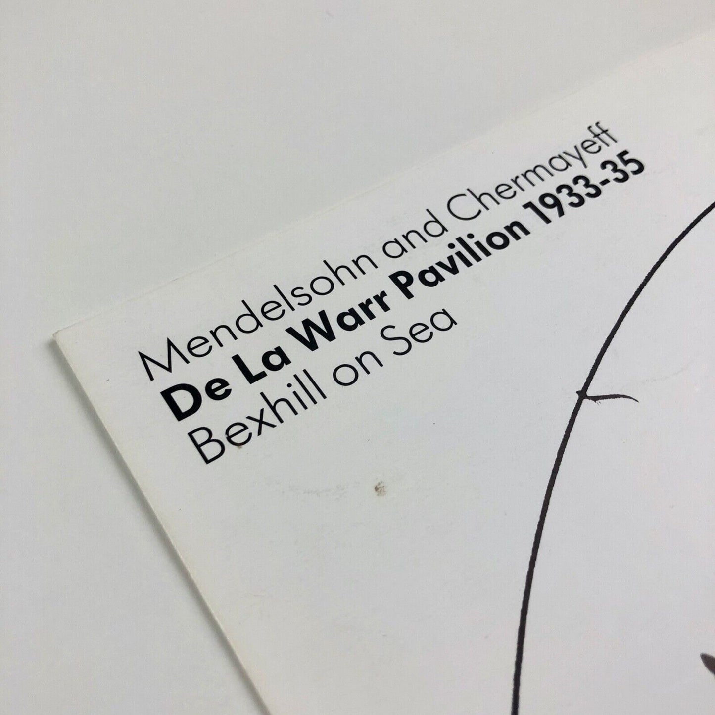 Gallery guide for Mendelsohn and Chermayeff De La Warr Pavilion 1933-35, undated