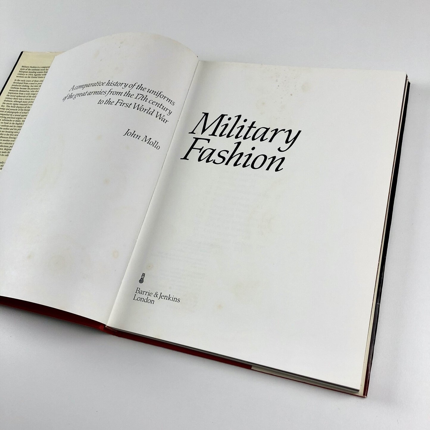 Military Fashion by John Mollo | G.P. Putnam's Sons, 1972