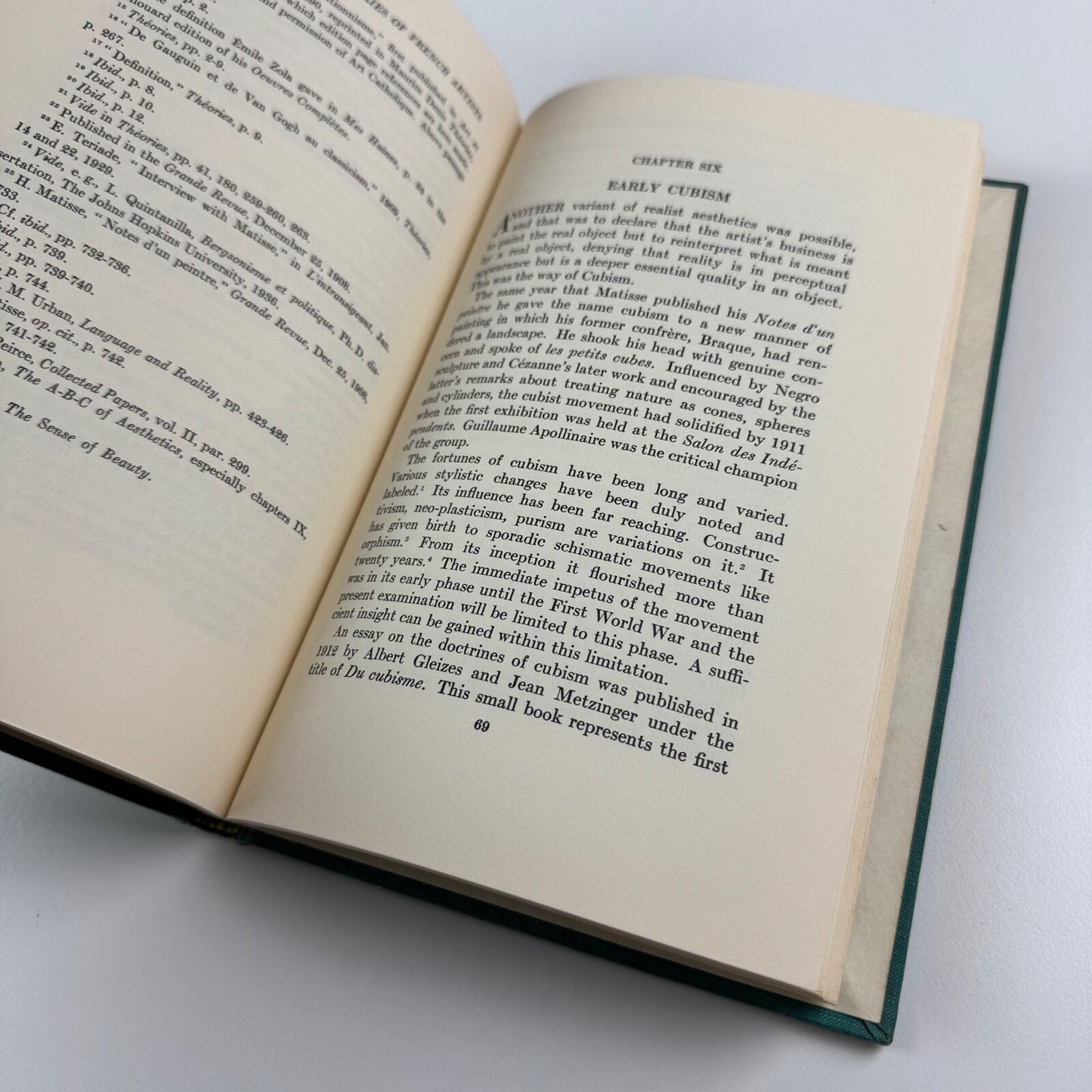 The Aesthetic Theories of French Artists 1855 to the present by Charles Esdward Gauss | The John Hopkins Press, 1949
