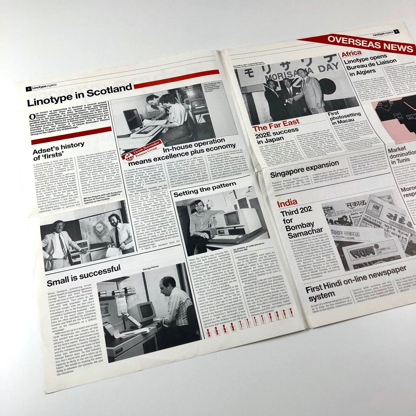 Linotype Express Summer 1984 Issue No 3 | Published by Linotype-Paul Ltd