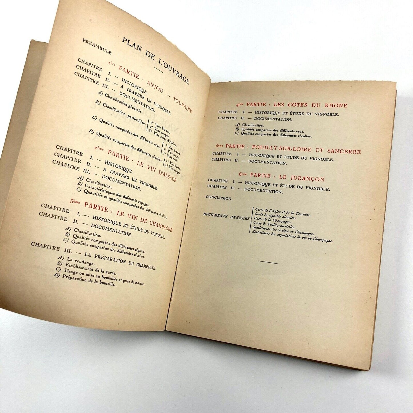 Livre Quatrième. Anjou-Touraine, Alsace, Champagne et Autre Grands Vins de France | Nicolas | Draeger Frères 1927