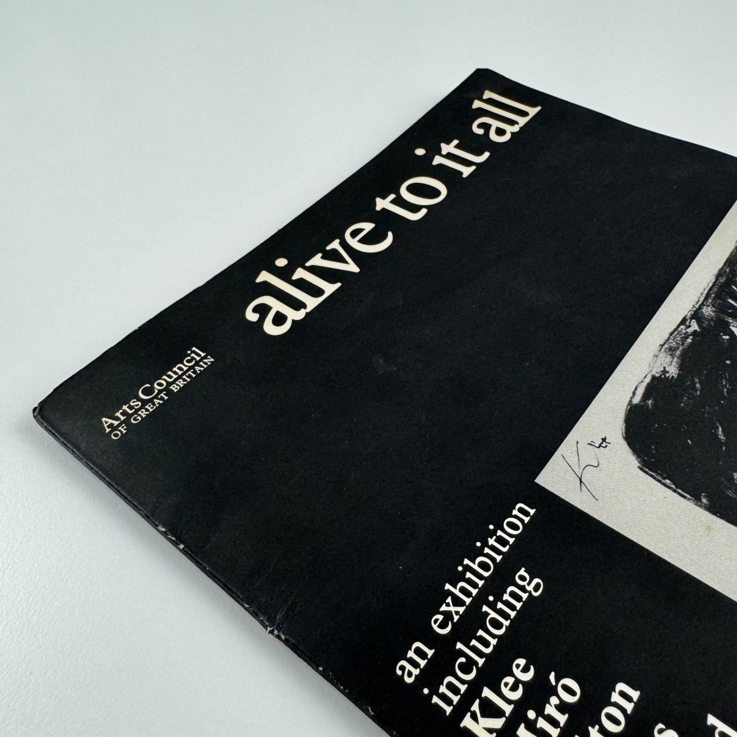 alive to it all | Arts Council folder catalogue and postcards 1983