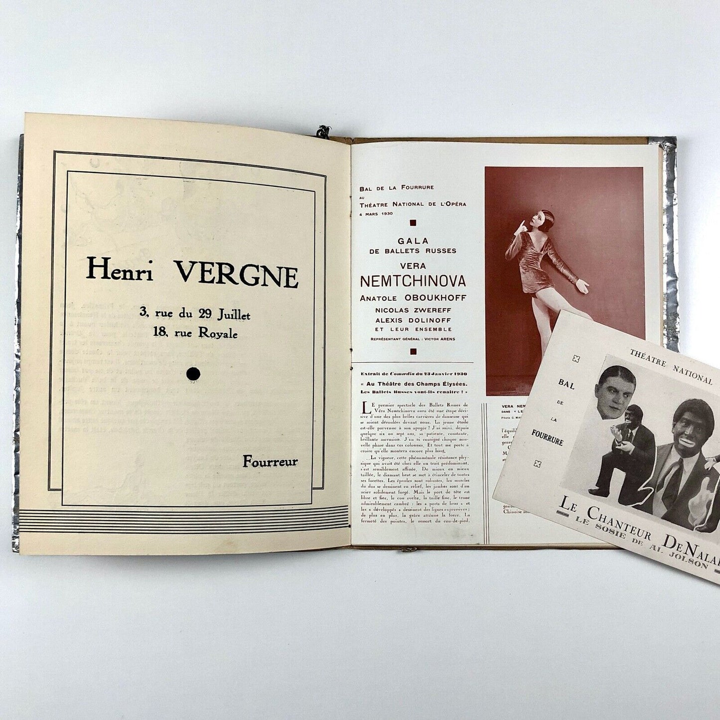 Bal de la Fourrure le 4 Mars 1930 au Théatre National de l’Opéra | Tolmer