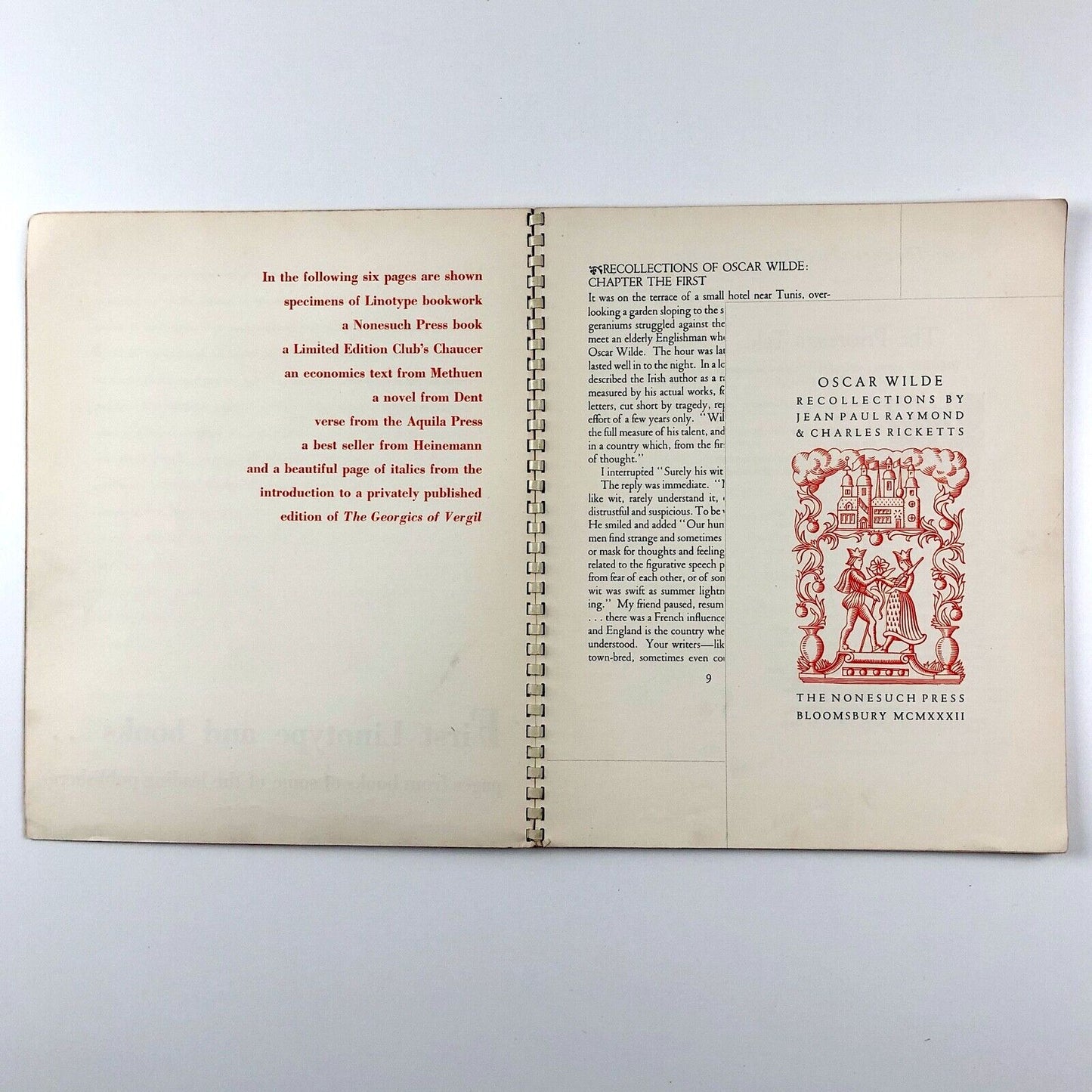 The Printed Word | Typography by Linotype type specimens | Linotype and Machinery