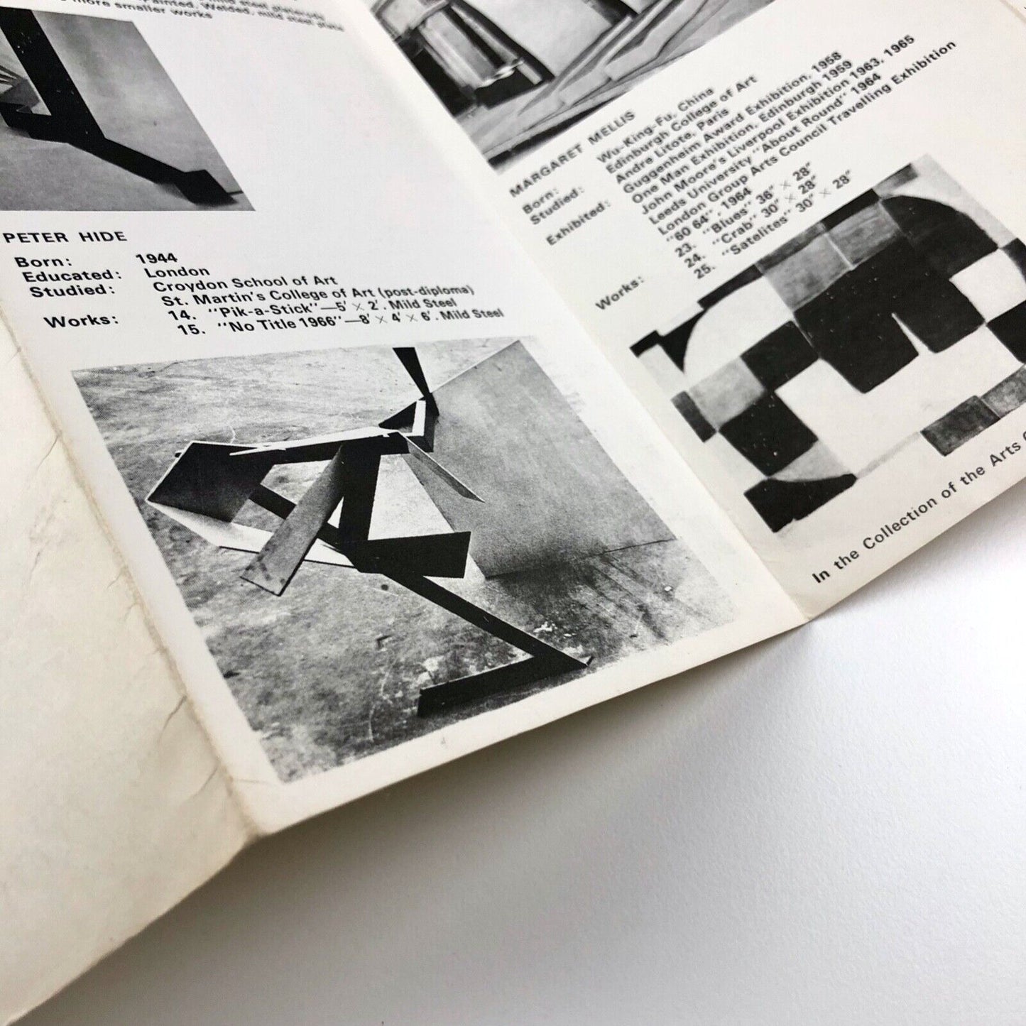 Paintings and sculpture of today | Grabowski Gallery leaflet, 1966 | Roland Brener et al