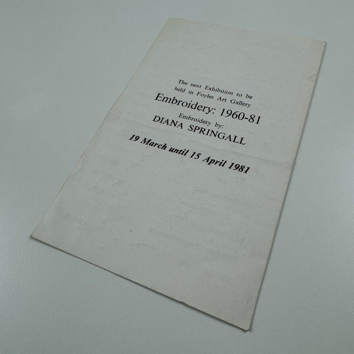 Betty Constable Maxwell – An exhibition of Shell Collages | Foyles Art Gallery, 1981