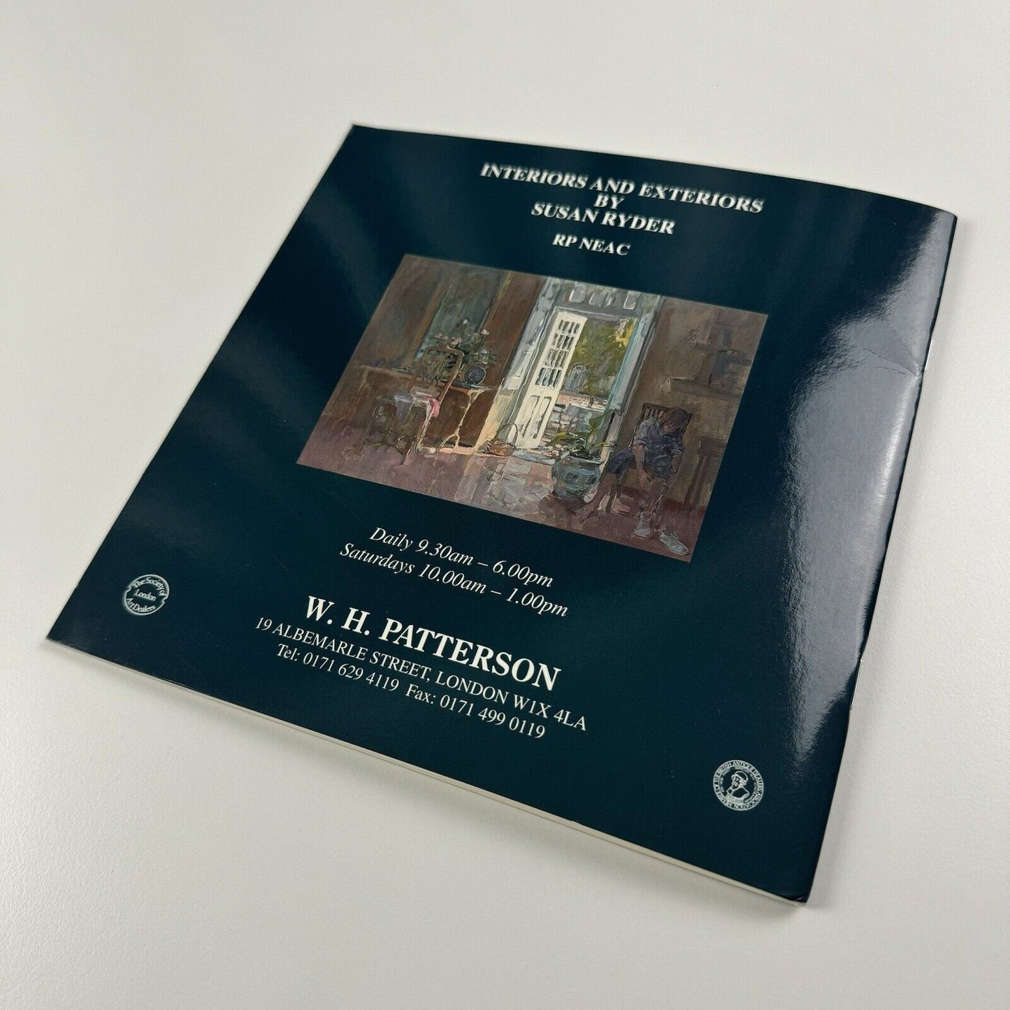 Interiors and Exteriors by Susan Ryder | W.H. Patterson exhibition catalogue, 1999