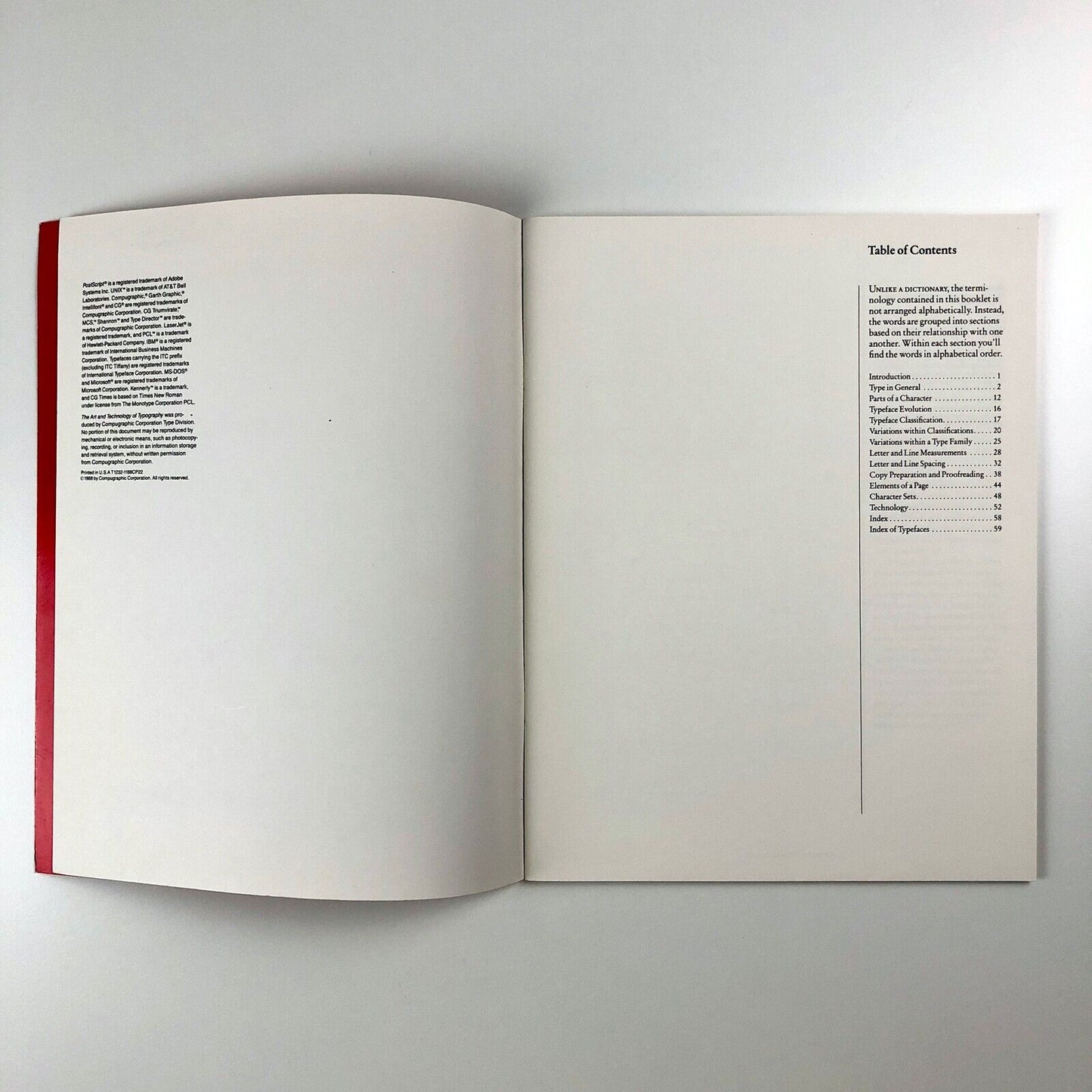 The Art & Technology of Typography | Compugraphic Corporation, 1988