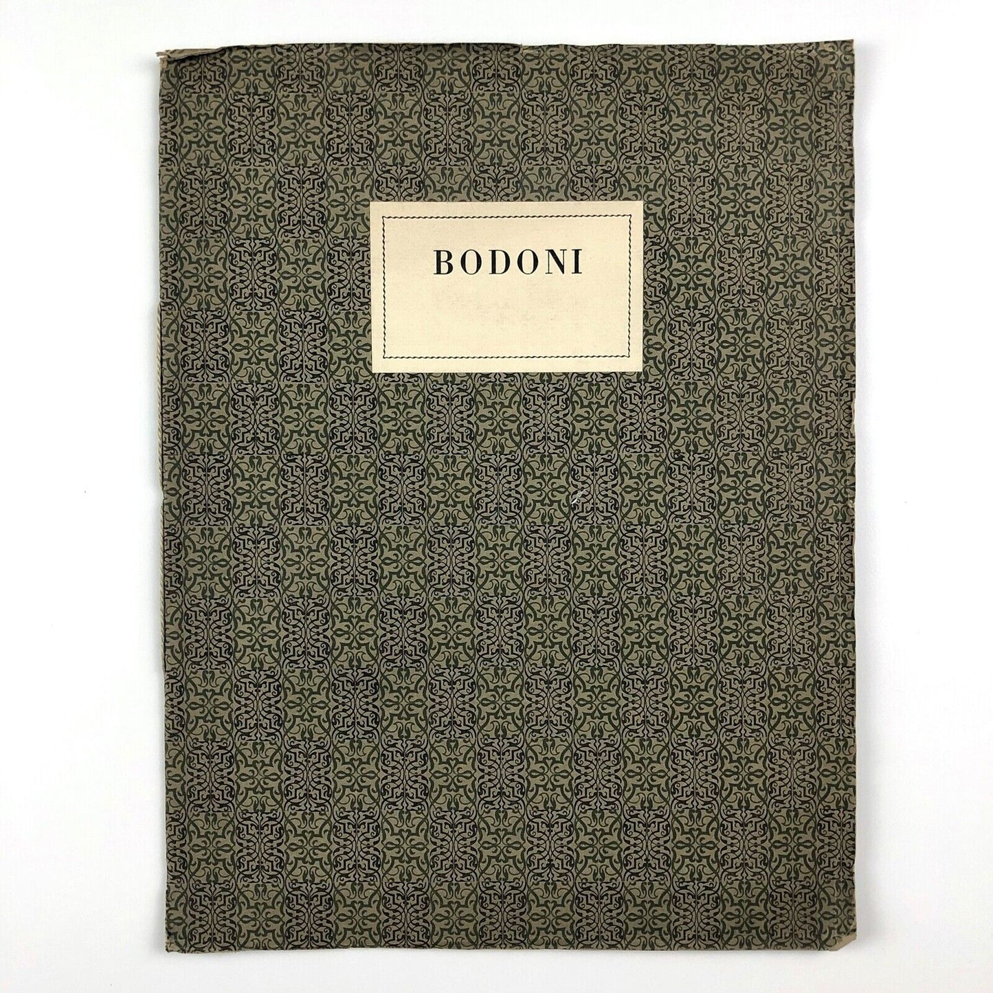 Linotype Bodoni Series and Parma Ornaments | Type specimen booklet 1920/30s?