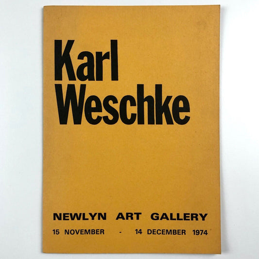 Karl Weschke. Paintings of women landscape and allegory | Newlyn Art Gallery leaflet, 1974