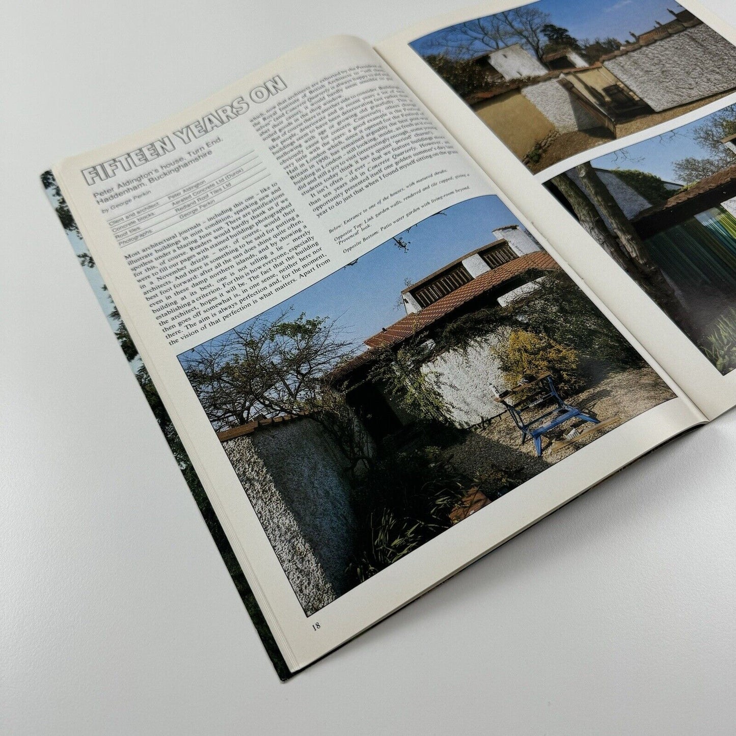 Concrete Quarterly magazine 136 Cement and Concrete Association Jan-March 1983 - includes article on lettering on buildings | Thames Barrier