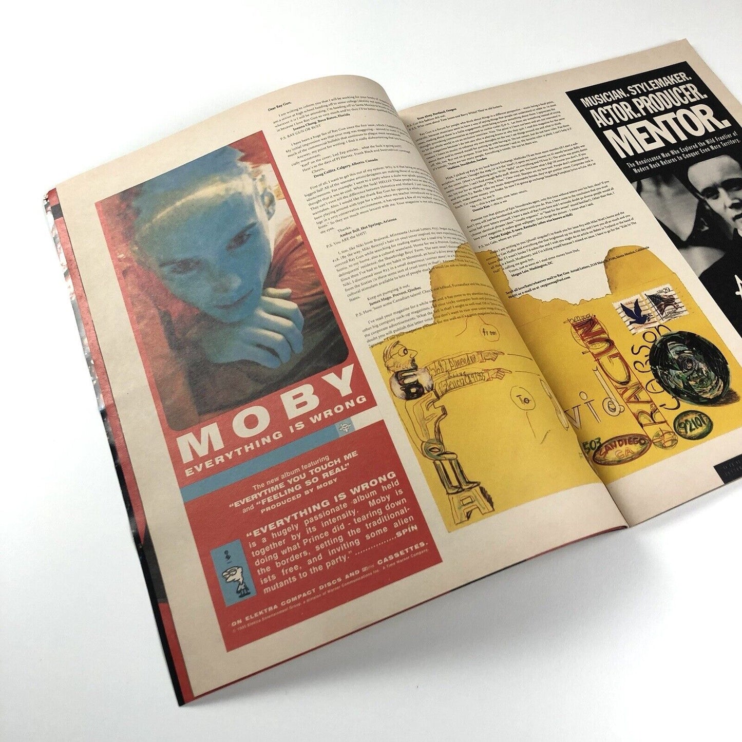 Raygun magazine 25 | April 1995 issue | Elastica, Pavement, Spiritualized, Marianne Faithful