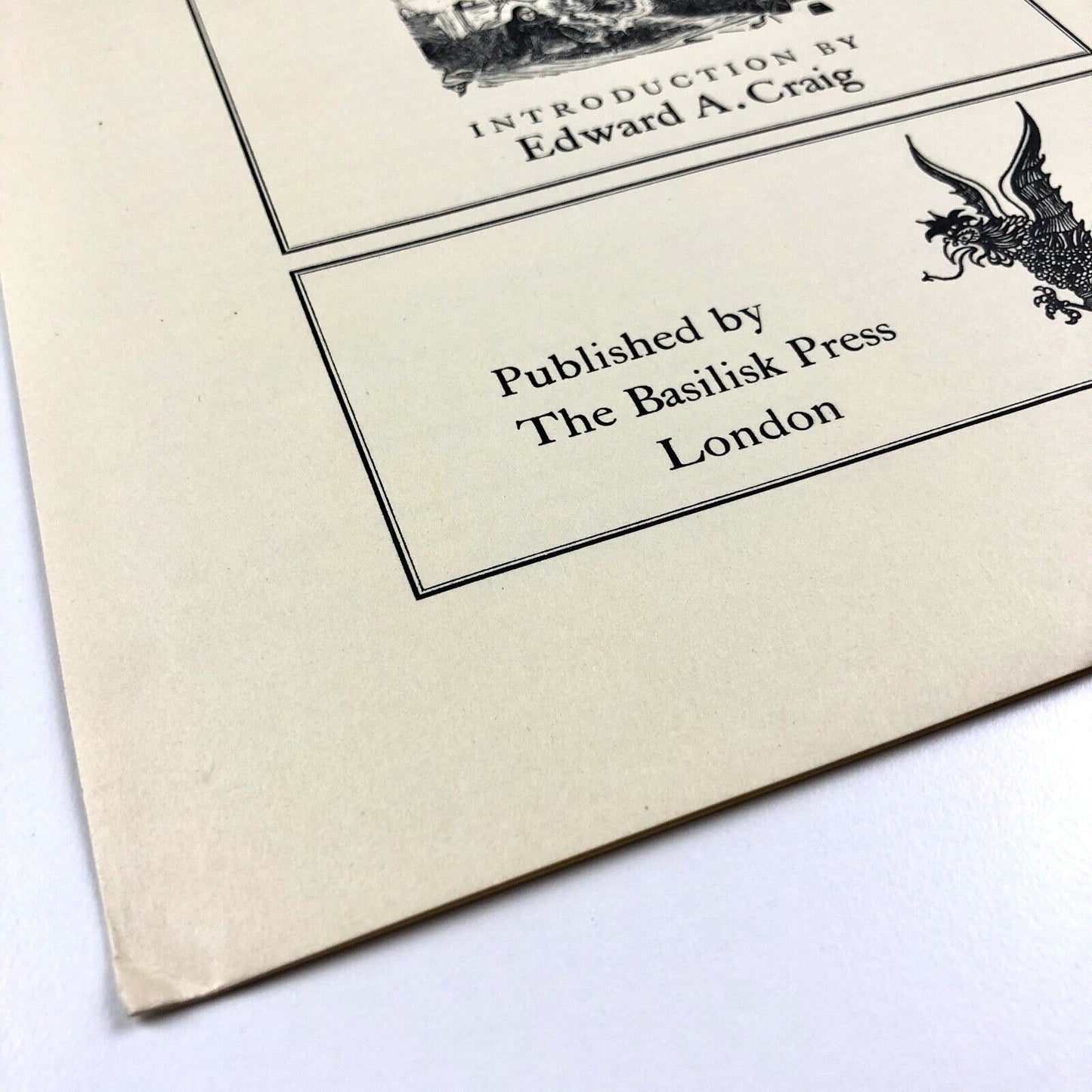 The Basilisk Press | Robinson Crusoe – prospectus leaflet 1979 and ephemera