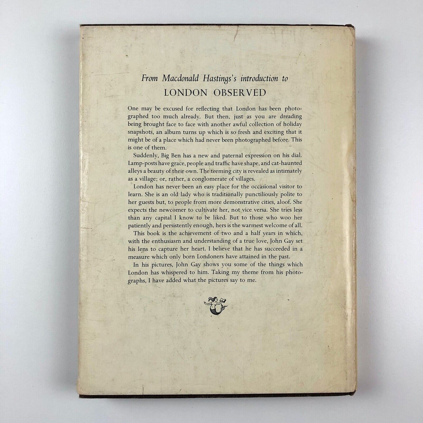 London Observed, by photographer John Gay | Words by Macdonald Hastings, 1964