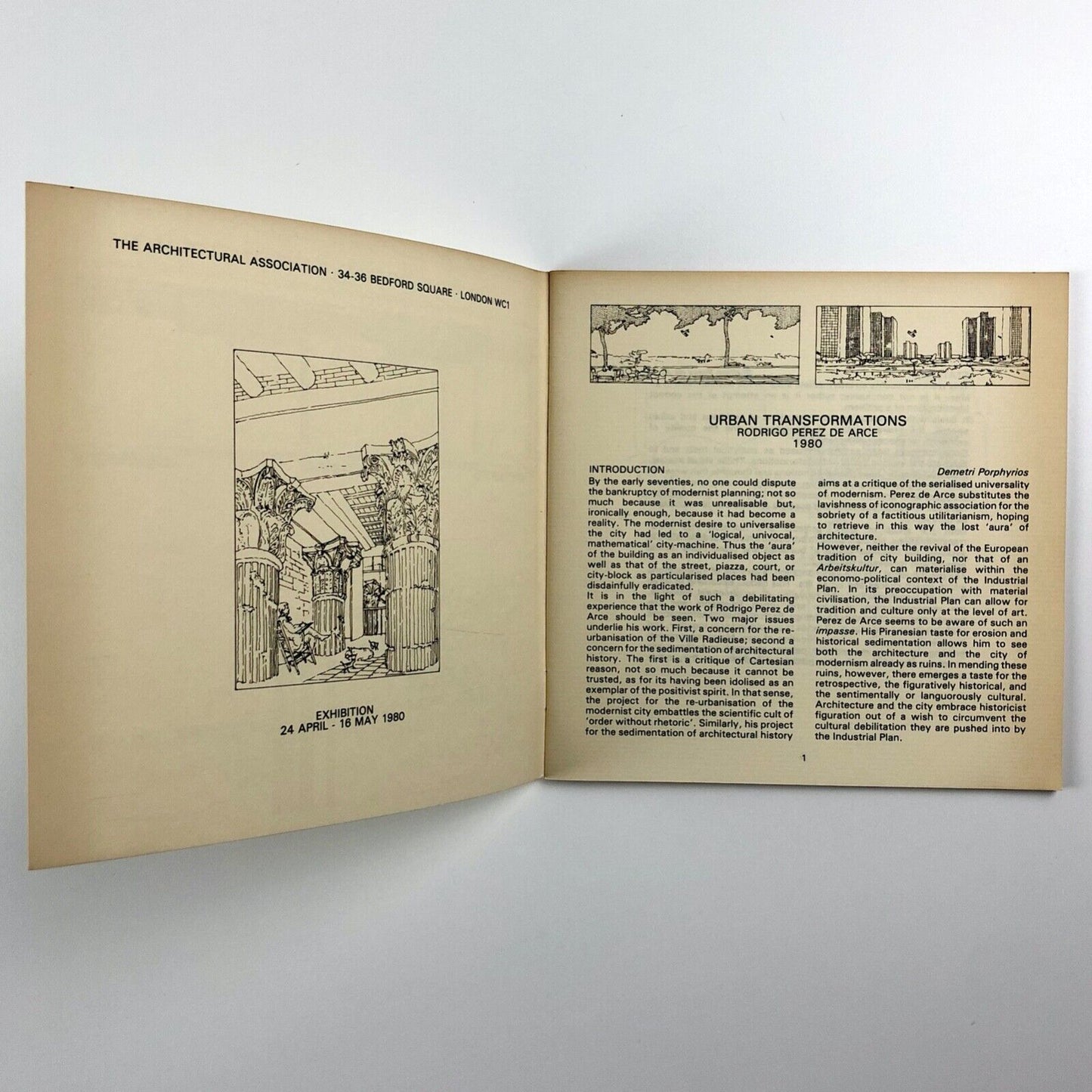 Urban Transformations. Rodrigo Perez de Arce | Architectural Association, 1980