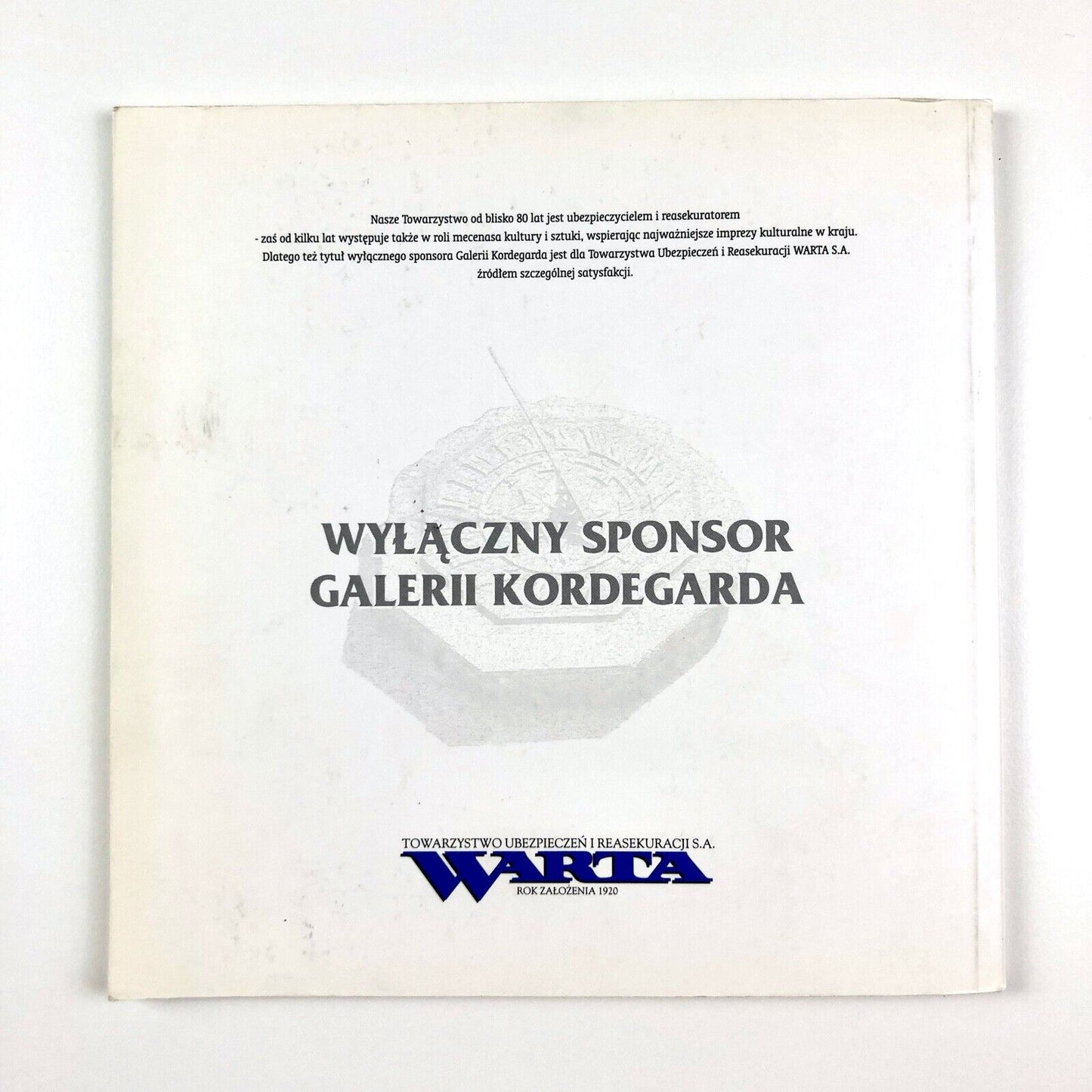 Franciszka Themerson White Paintings exhibition catalogue | Galerie Kordegarda Warsaw 1998