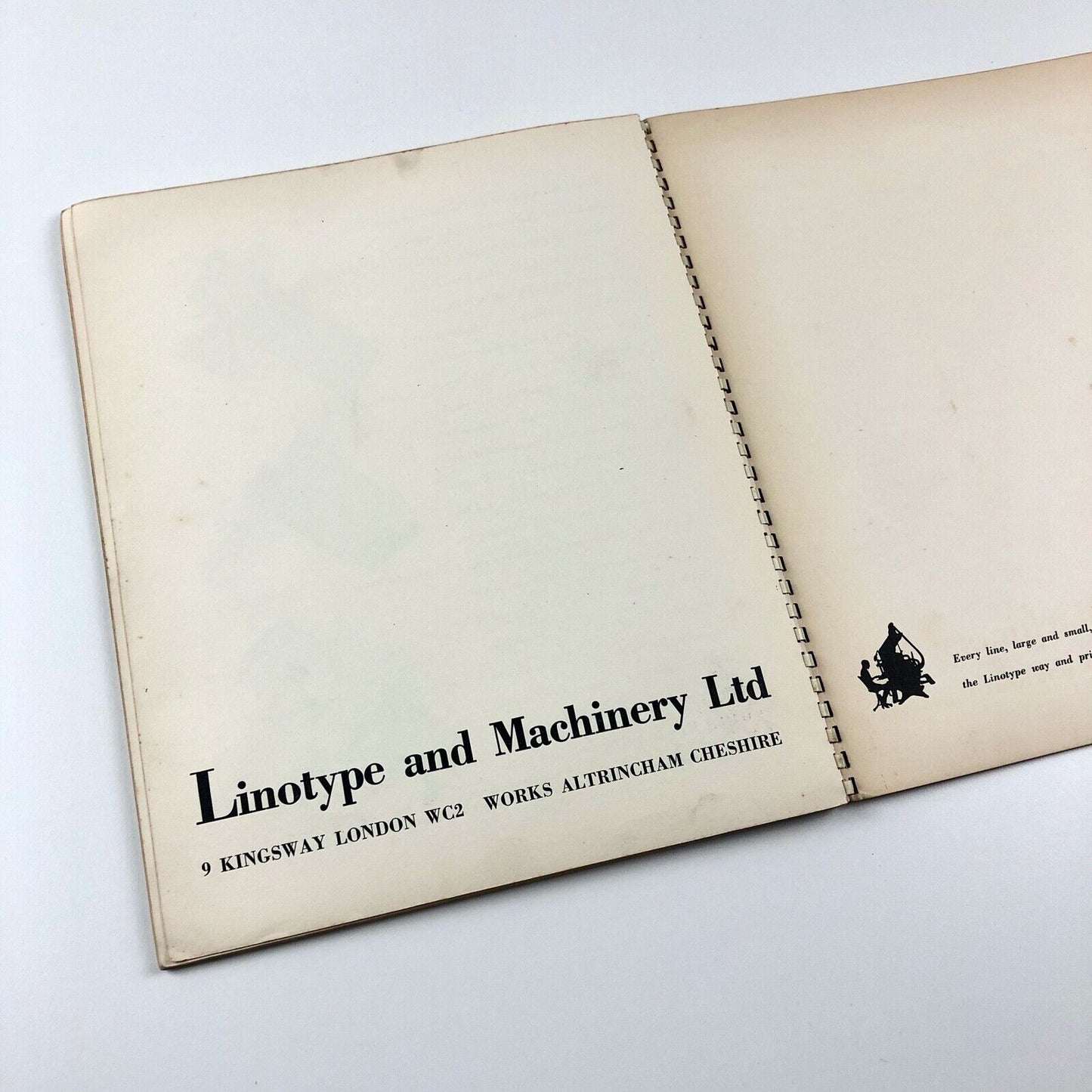 The Printed Word | Typography by Linotype type specimens | Linotype and Machinery