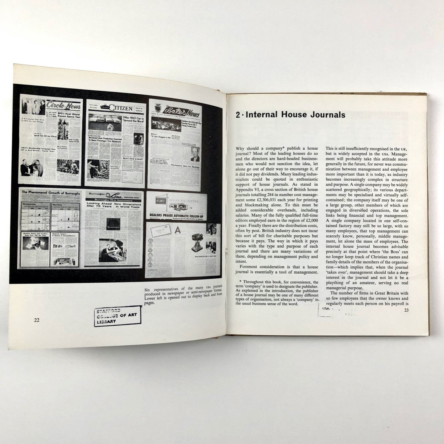 House Journals by John W. Hazzlewood | Vista Books 'Facts Of Print' series, 1963