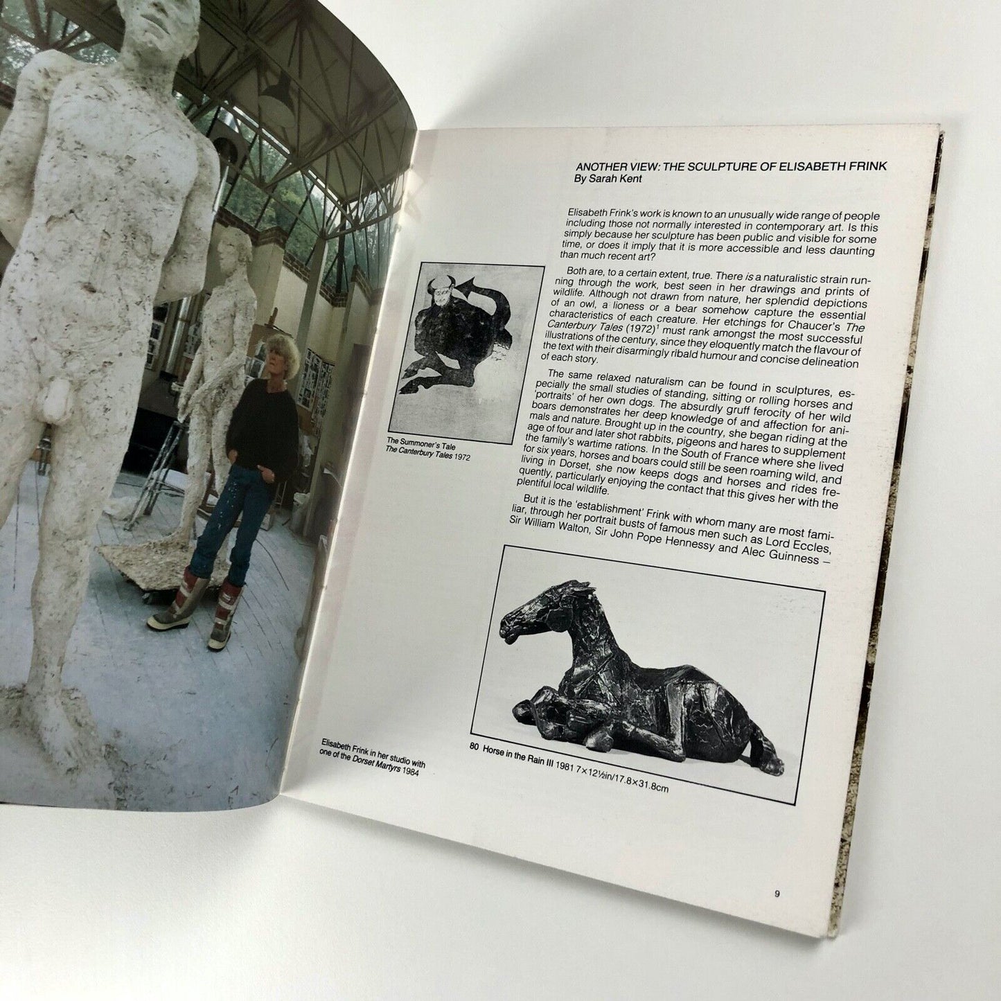 Elisabeth Frink – Sculpture and Drawings 1952-1984 | Royal Academy, 1985 | Inc. private view