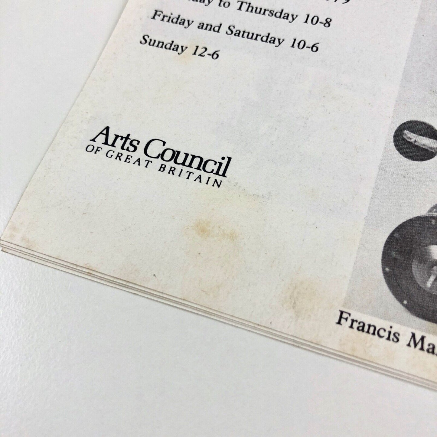 Fold out gallery guide for Outsiders | Hayward Gallery and Arts Council, 1979