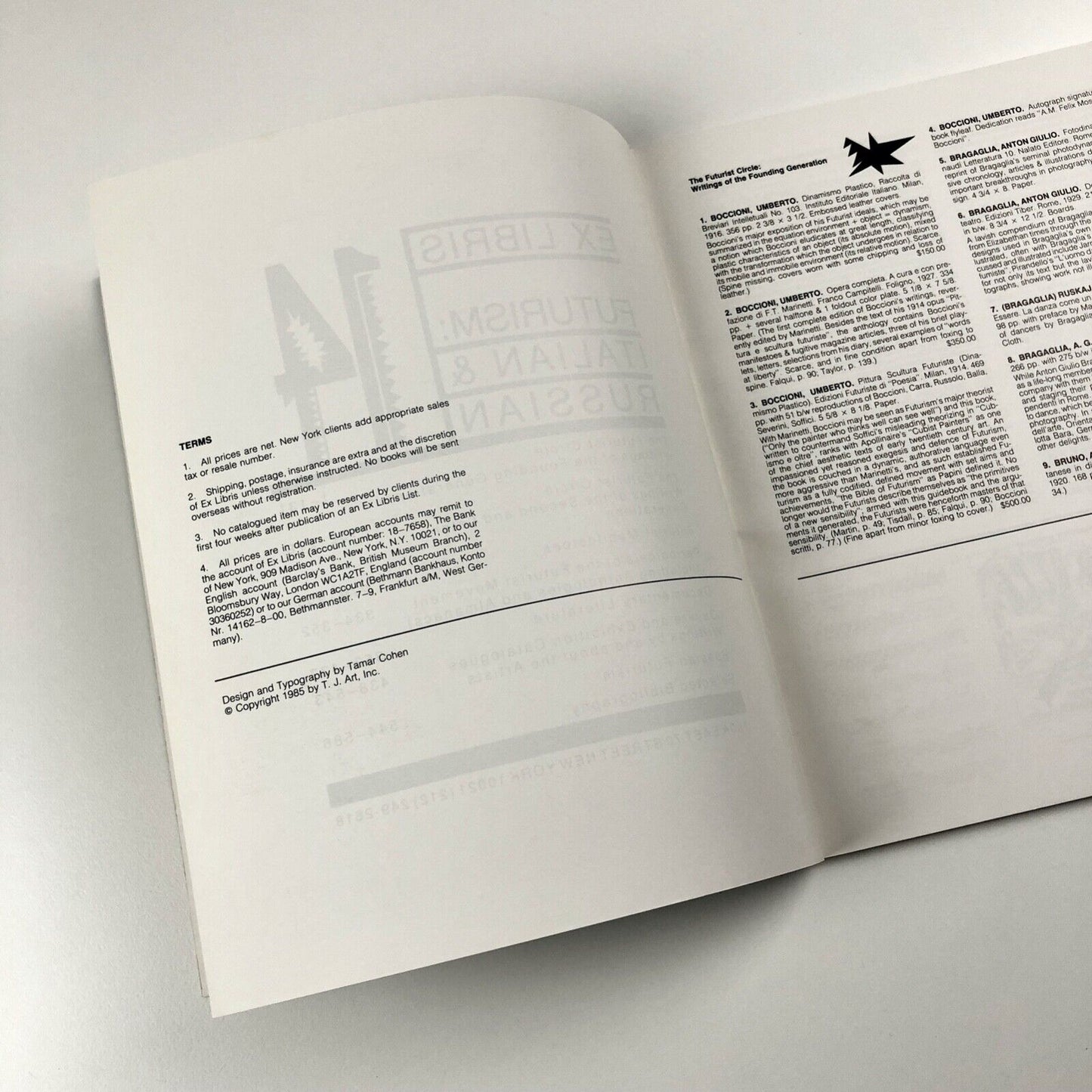 Ex-libris Futurism: Italian & Russian, 14 Ex-Libris, New York, 1985 | Sale catalogue
