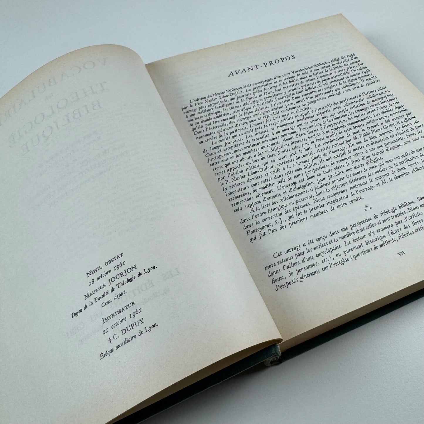 Vocabulaire de Théologie Biblique by Xavier Léon-Dufour Les Éditions du Cerf