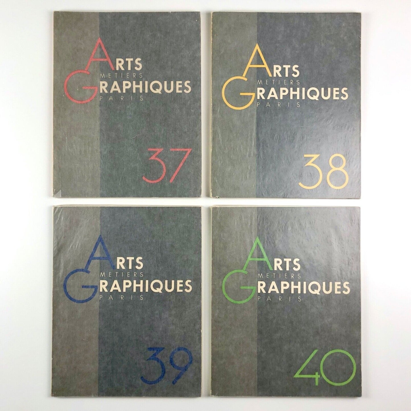 Arts et Métiers Graphiques Vols 1-68 1927-39 Charles Peignot 68 vols some Paul Rand ex-libris