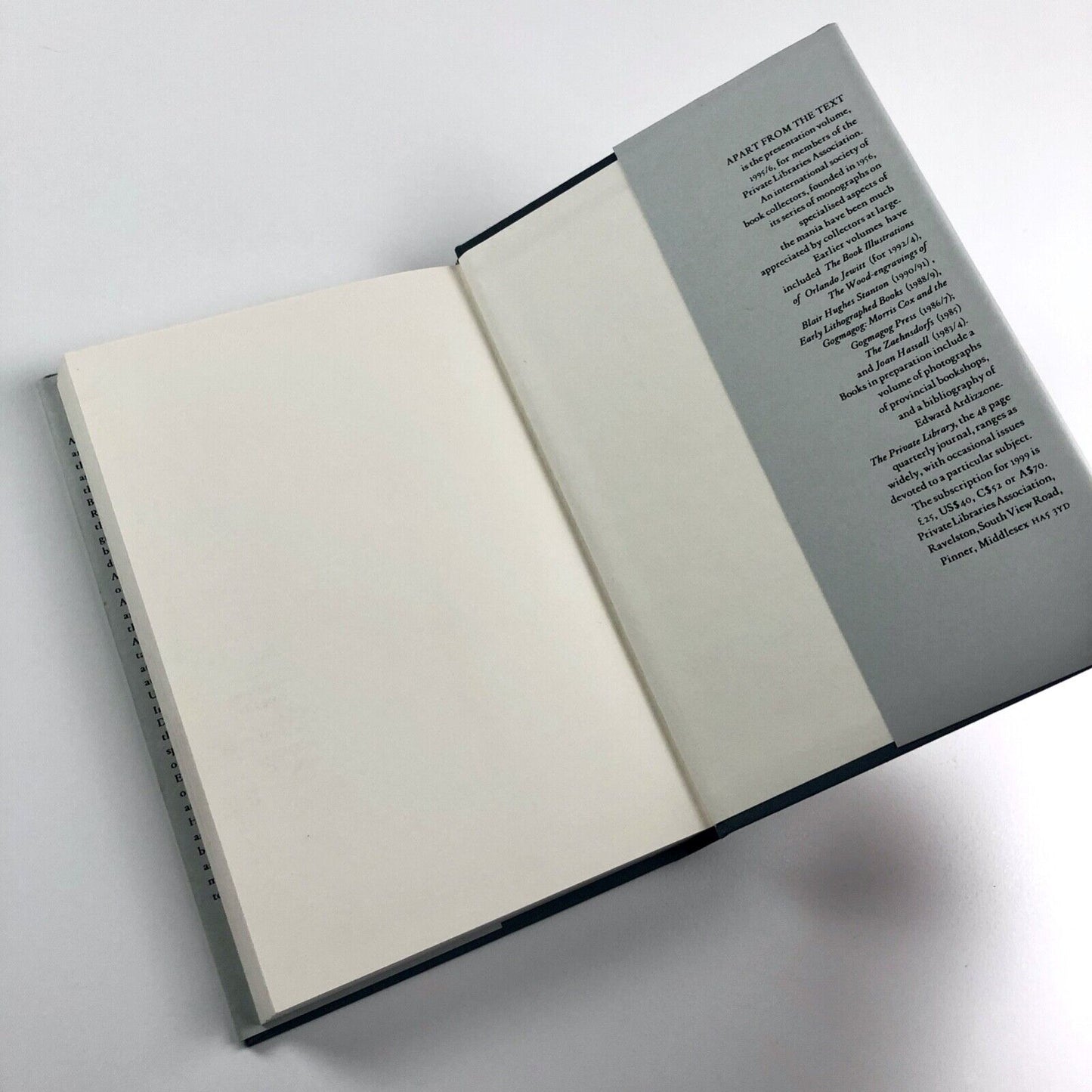 Apart from the Text by Anthony Rota | Oak Knoll Press, 1998