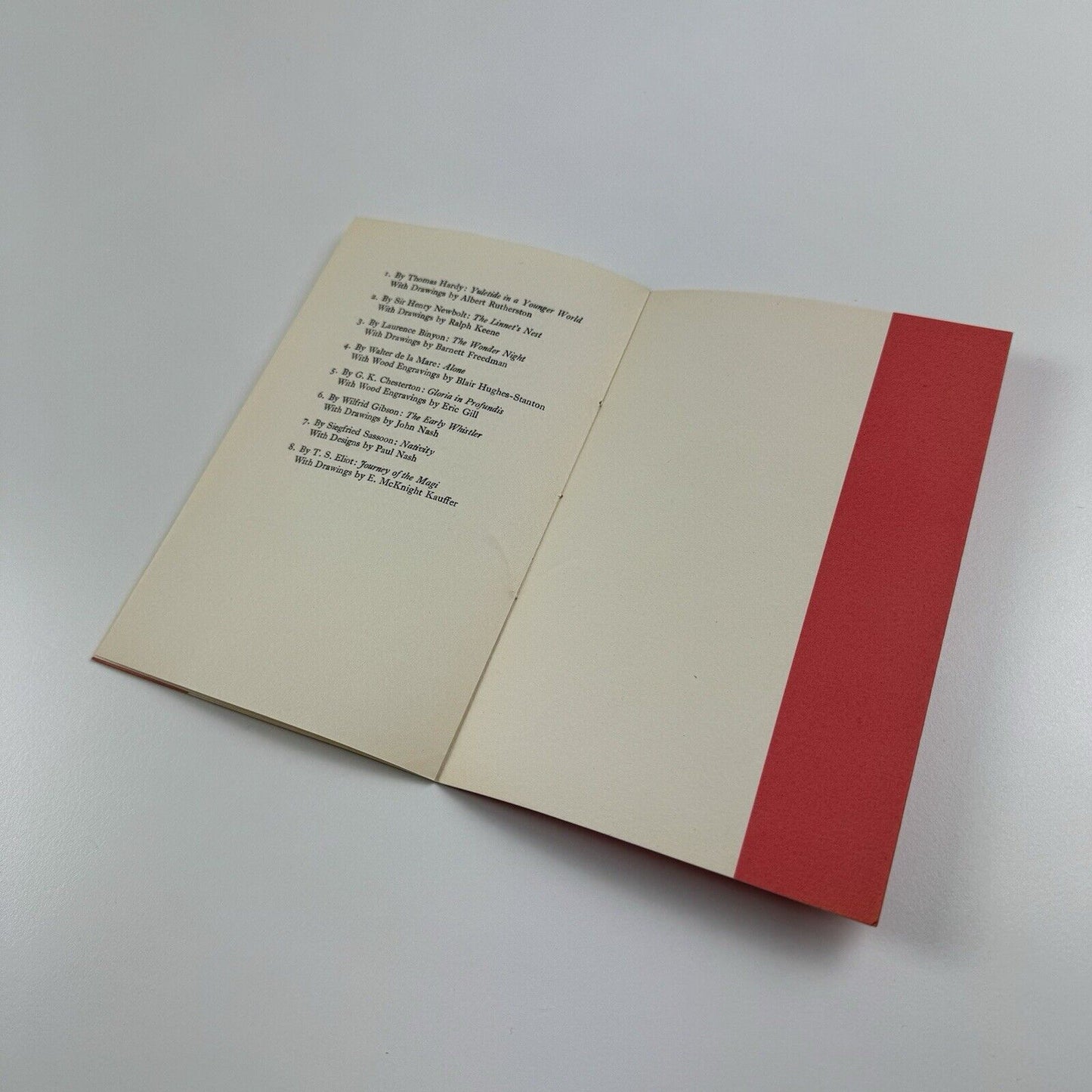The Early Whistler by Wilfrid Gibson. Drawings by John Nash| No.6 of The Ariel Poems | Faber & Gwyer Limited. Printed at The Curwen Press | undated believed to be 1927
