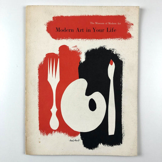 Modern Art in Your Life exhibition catalogue | Paul Rand cover | MOMA 1953
