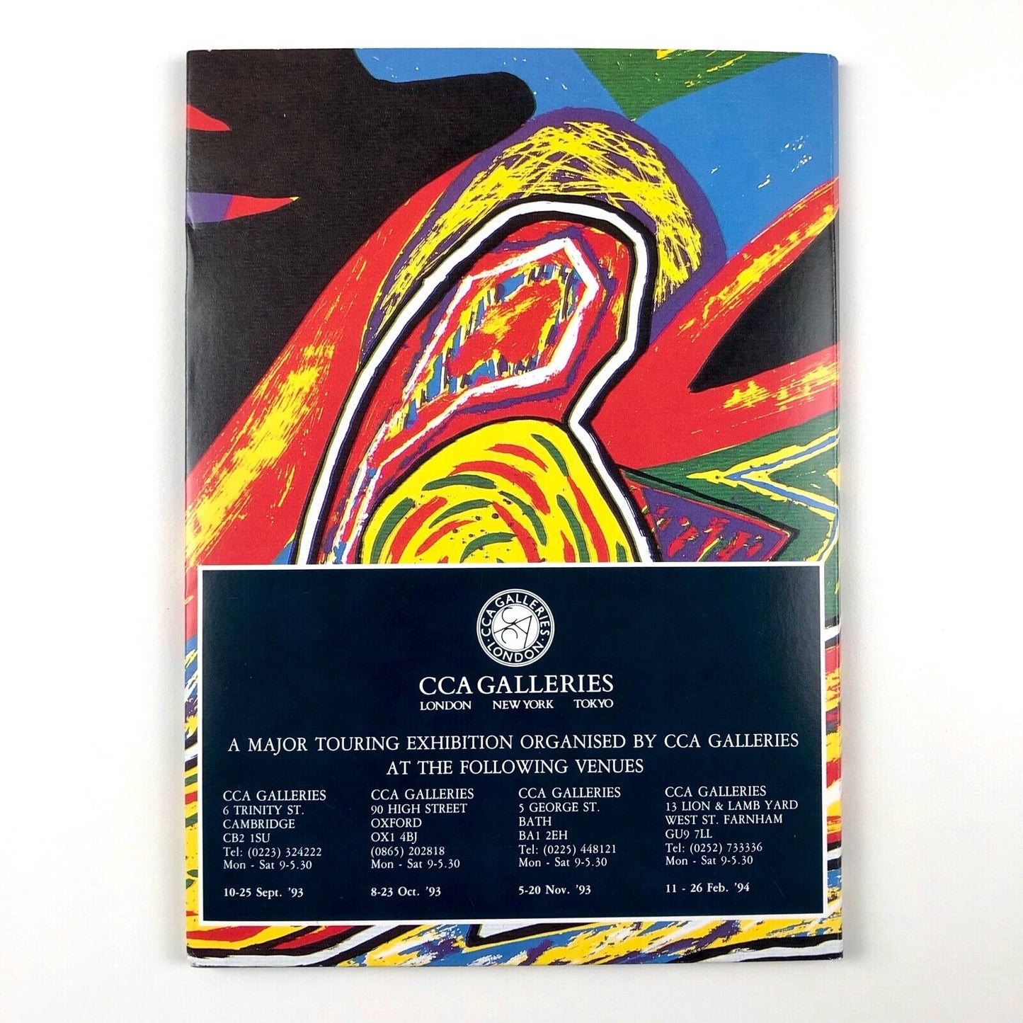 Printmakers from Slovenia – CCA Galleries | Exhibition postcards and folder, 1993