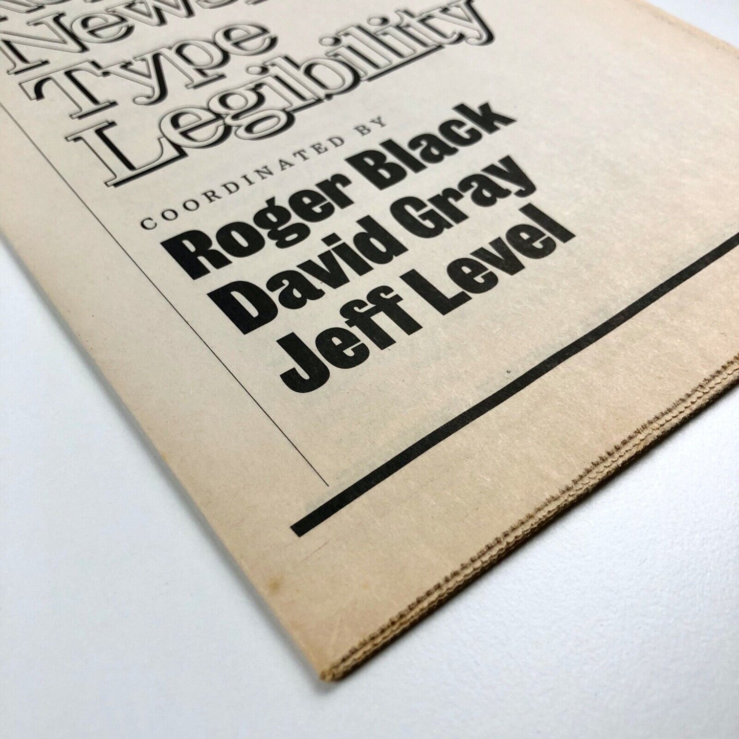 The Poynter Report on Newspaper Type Legibility | The Pointer Institute for Media Studies | Palm Beach Post | Roger Black
