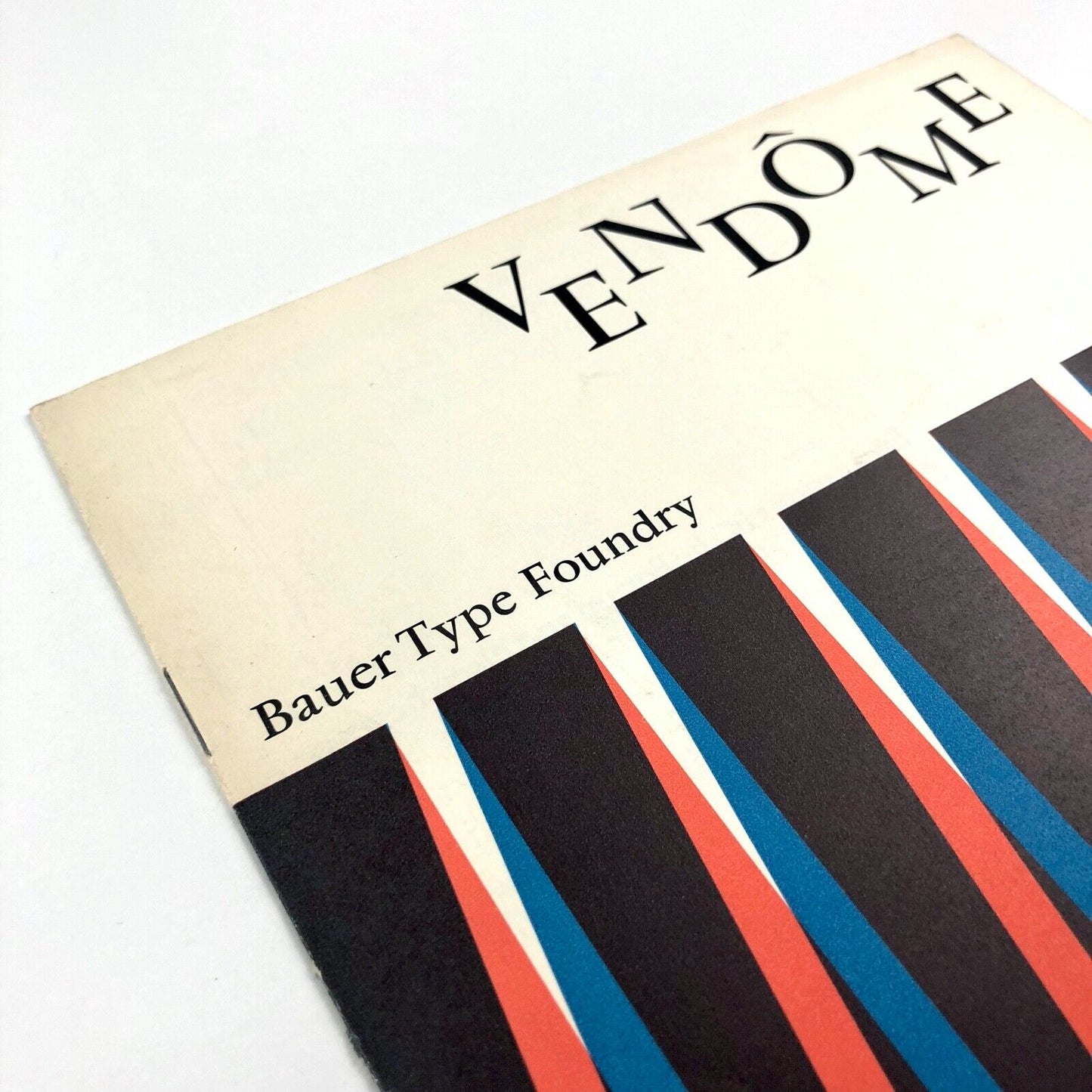 Vendôme type specimen booklet | Bauer Type Foundry / Soldans Ltd | Ganeau