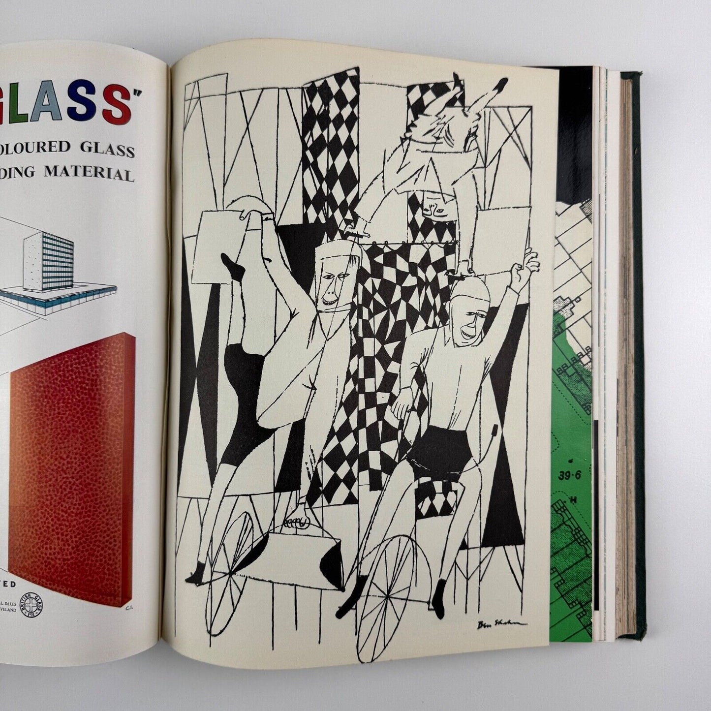 Architectural Design 1956. Bound volume of 12 issues, January to December 1956
