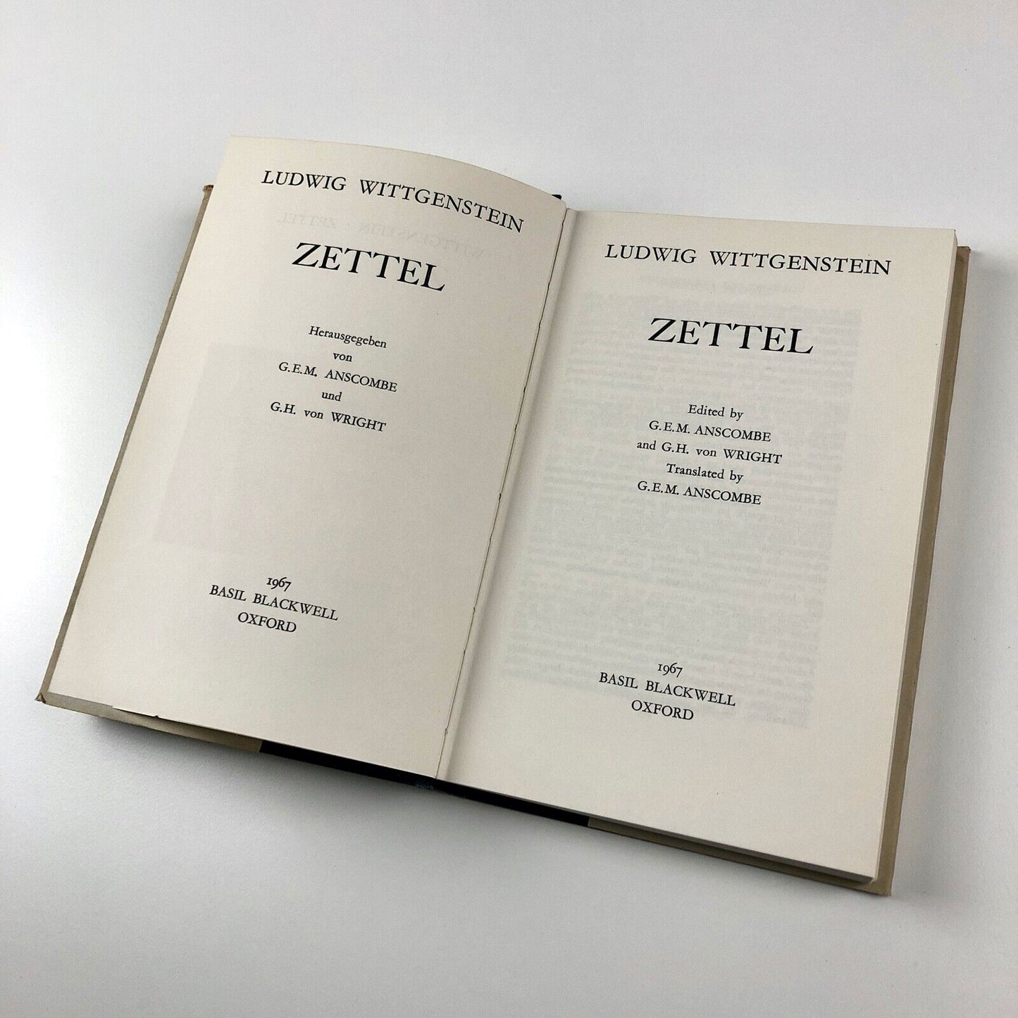 Zettel by Ludwig Wittgenstein | Translated by G.E.M. Anscombe | 1967